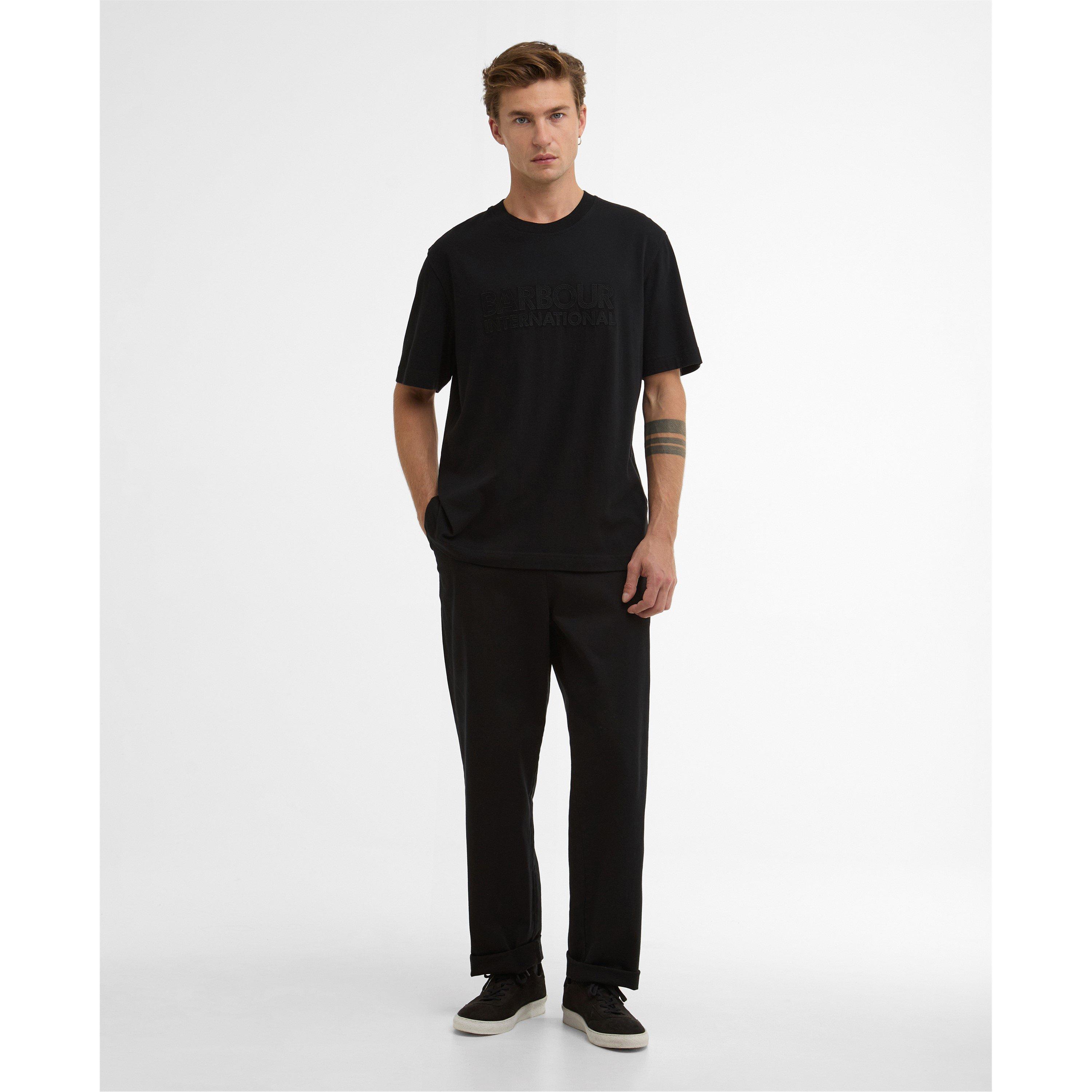 Black BK11 - Barbour International - Men's T-Shirt - 5