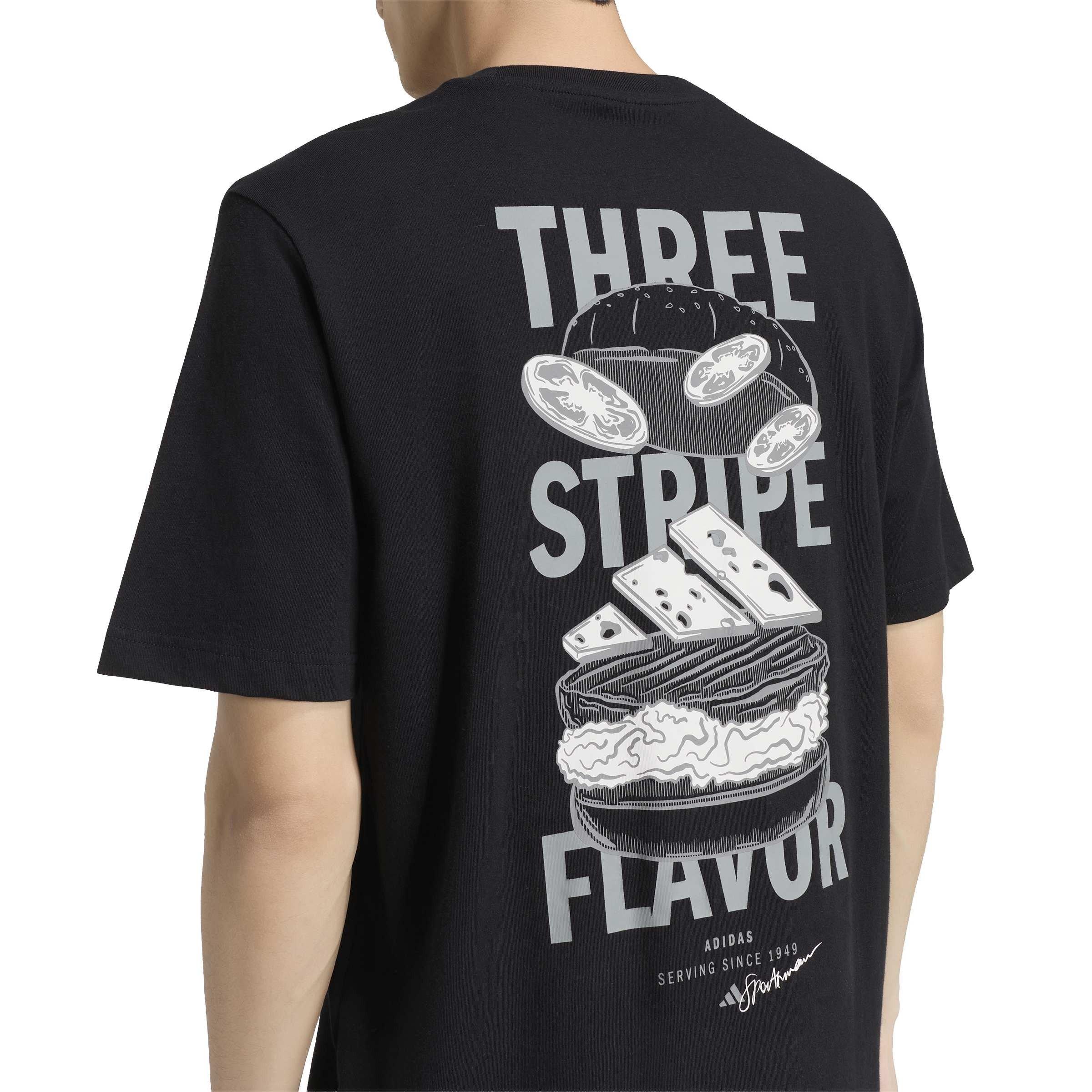 Black - adidas - Adidas Burger Tee Sn10 - 3
