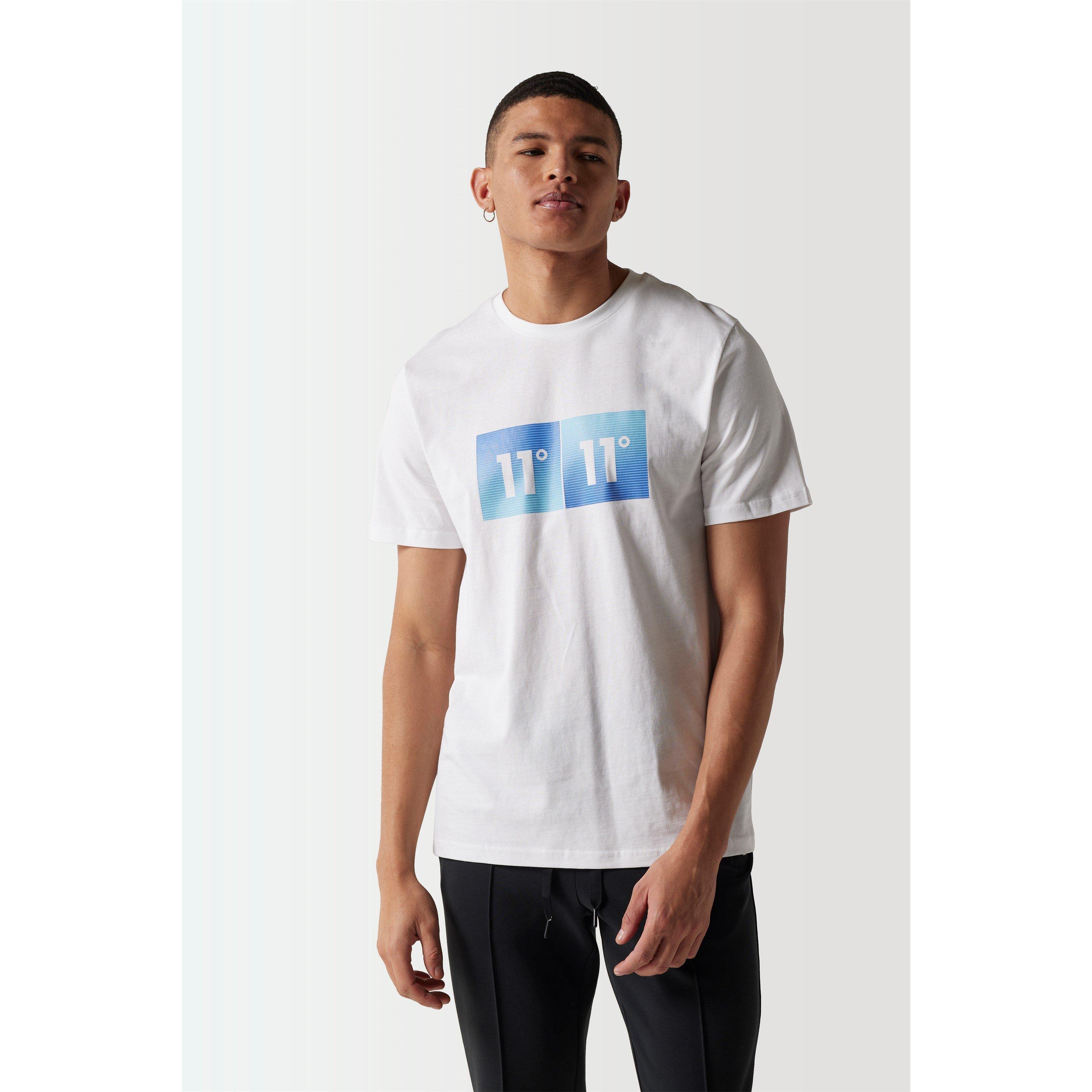 Wit - 11 Degrees - Gradient Graphic T-Shirt - White - 3