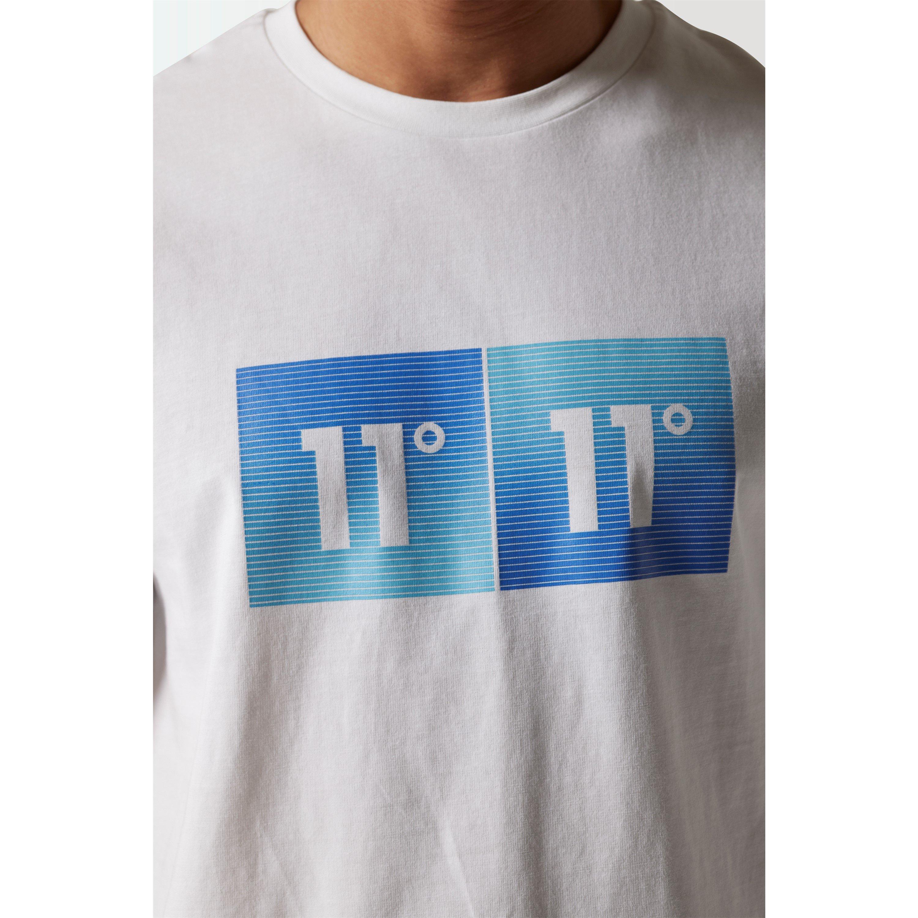 Wit - 11 Degrees - Gradient Graphic T-Shirt - White - 6