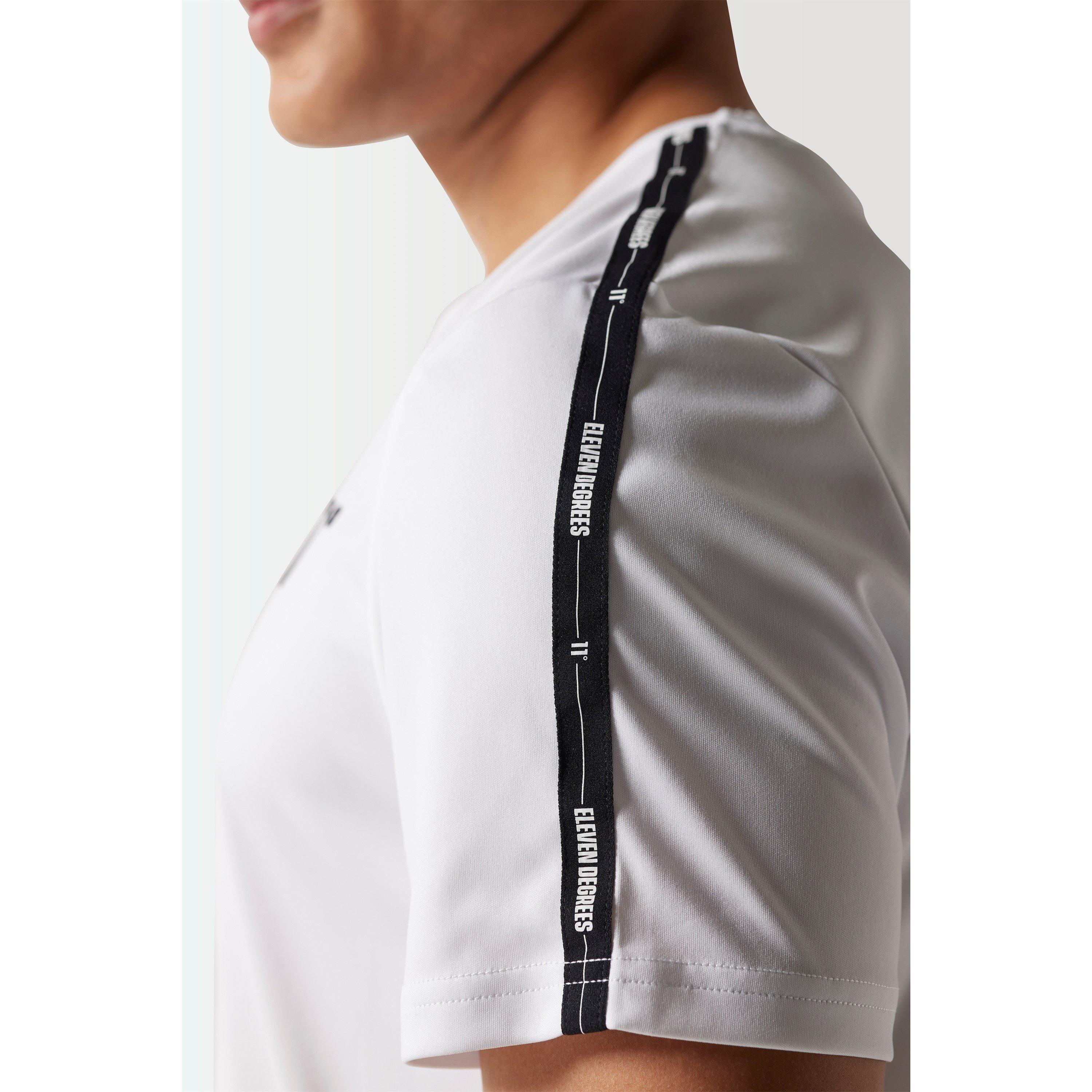 White - 11 Degrees - Microtape T-Shirt - White - 5