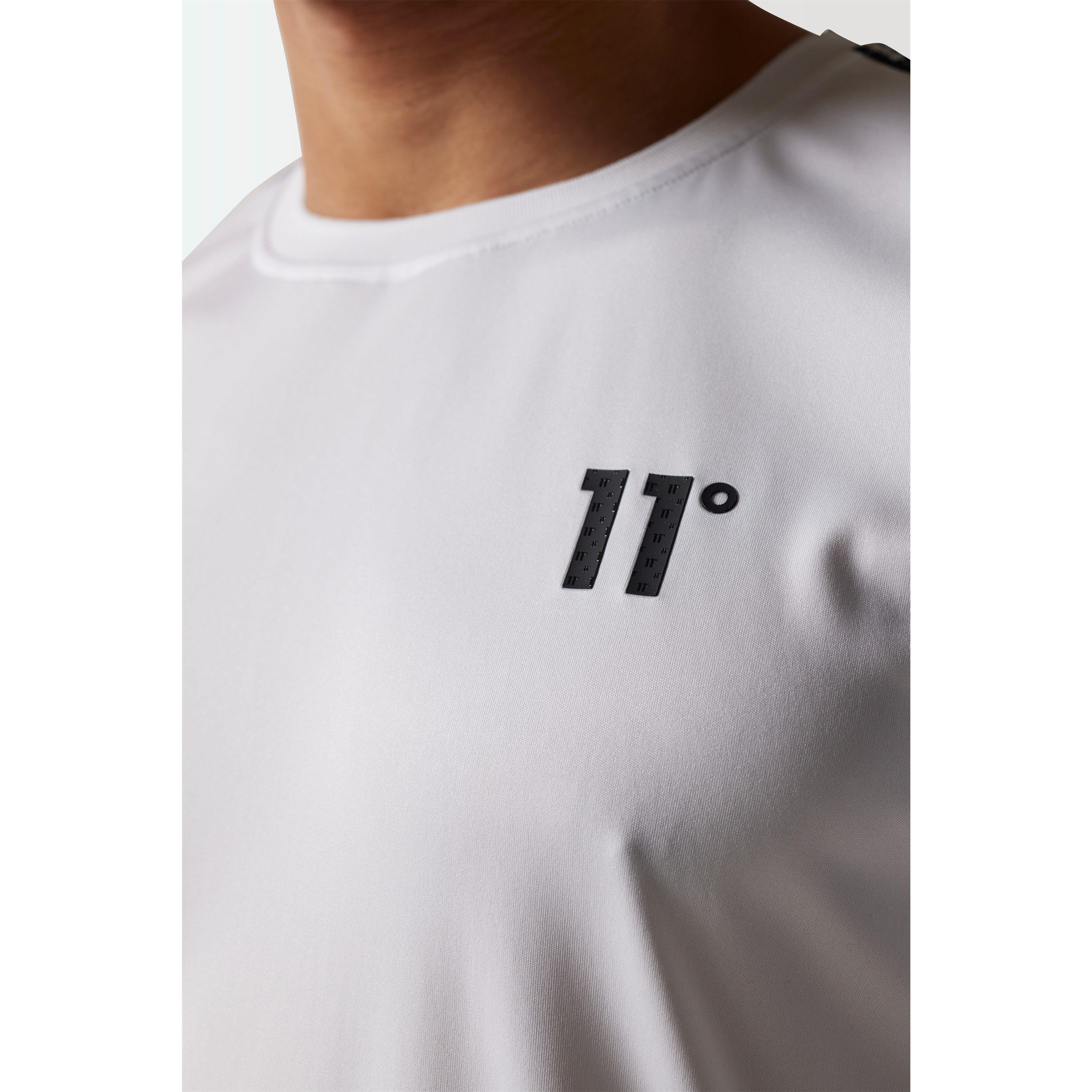 White - 11 Degrees - Microtape T-Shirt - White - 6