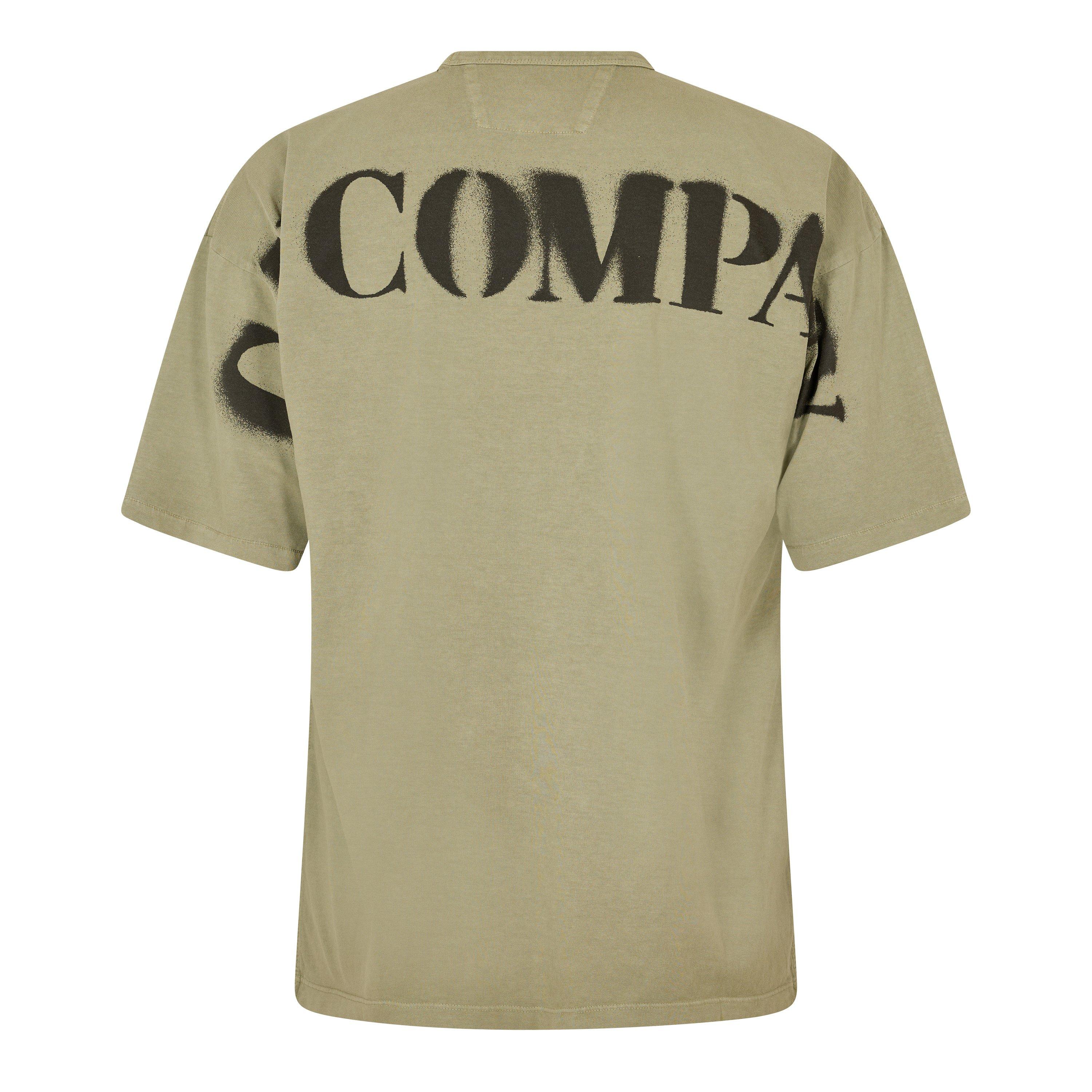 Moss Grey 610 - CP Company - CP Back Logo TS Sn61 - 2