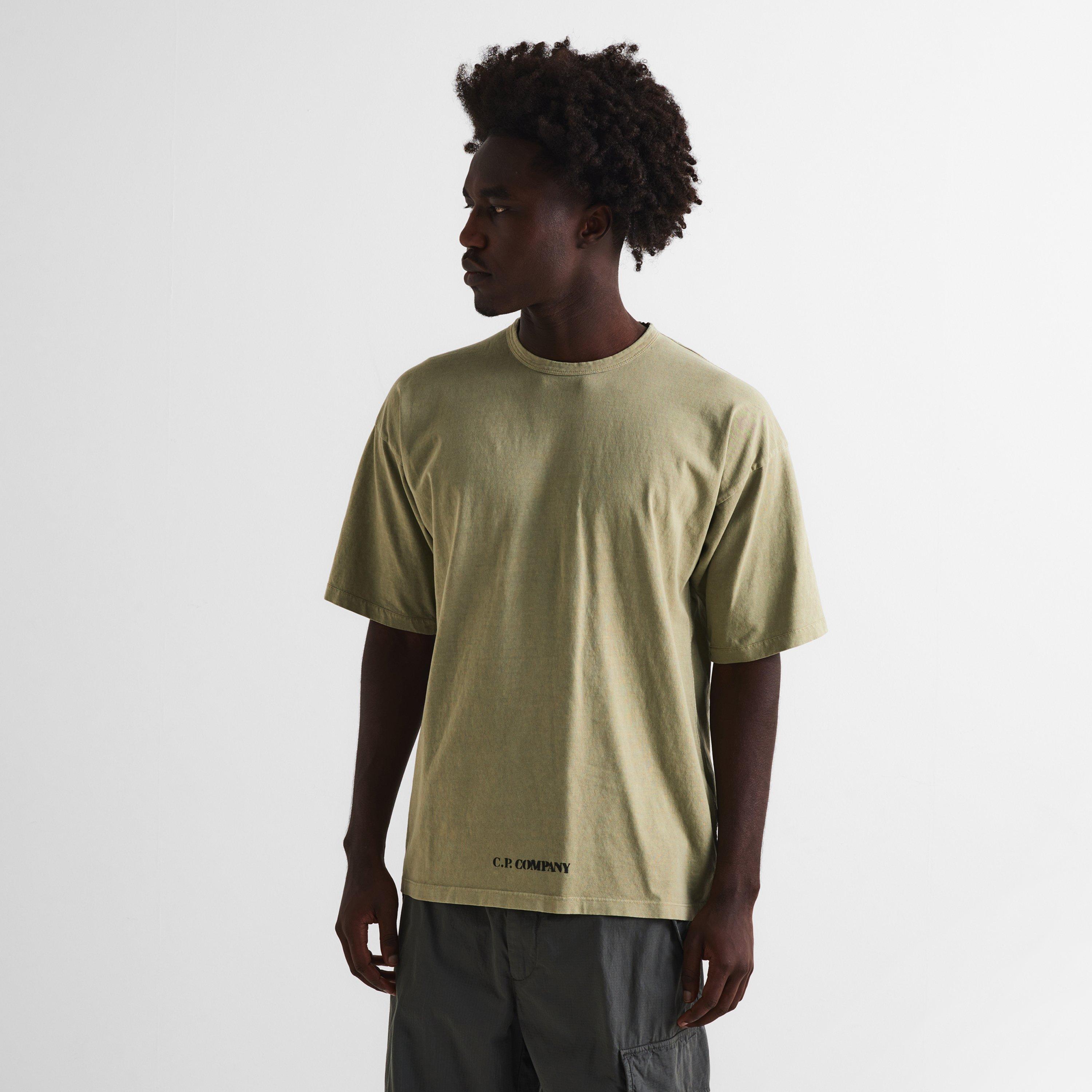 Moss Grey 610 - CP Company - CP Back Logo TS Sn61 - 3