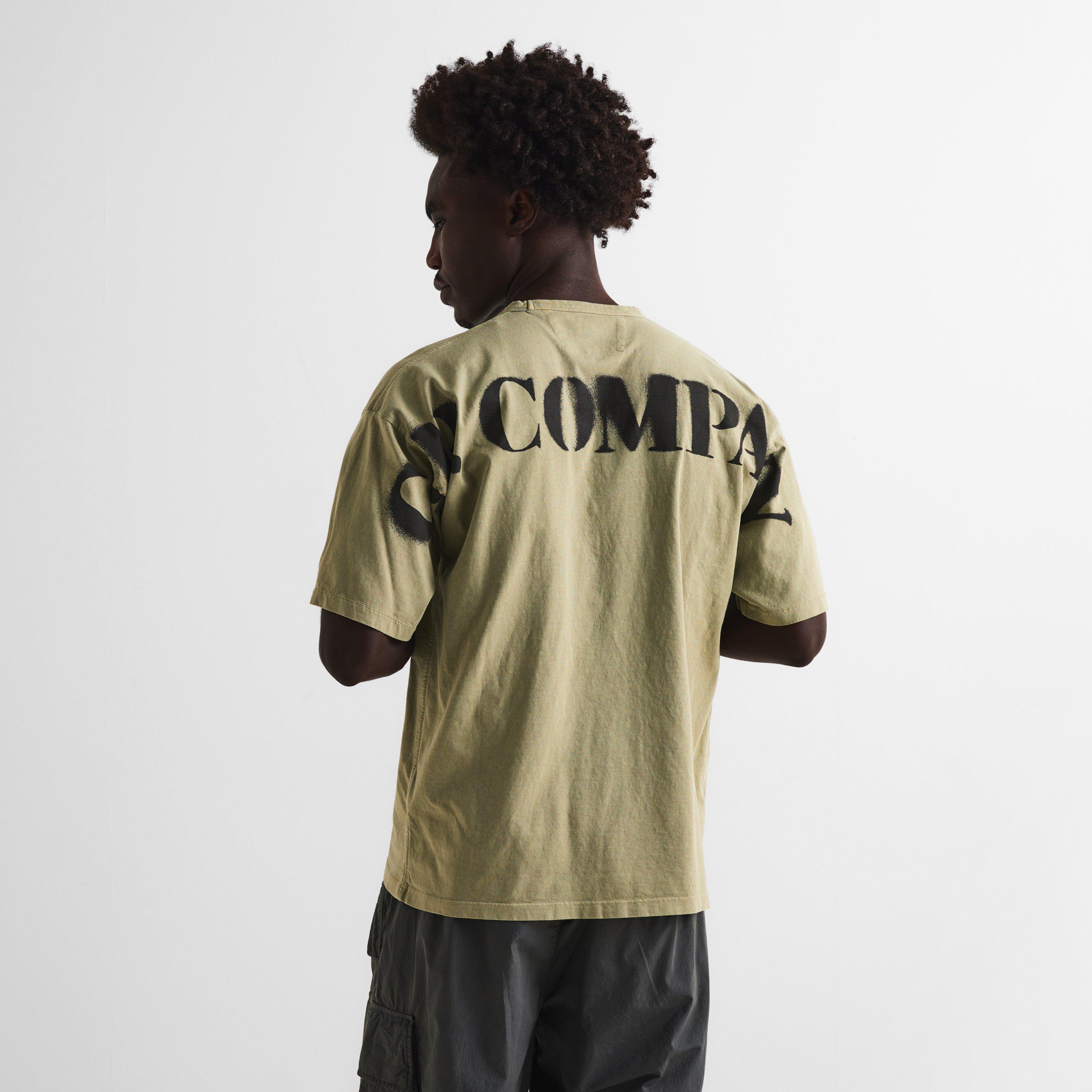 Moss Grey 610 - CP Company - CP Back Logo TS Sn61 - 4