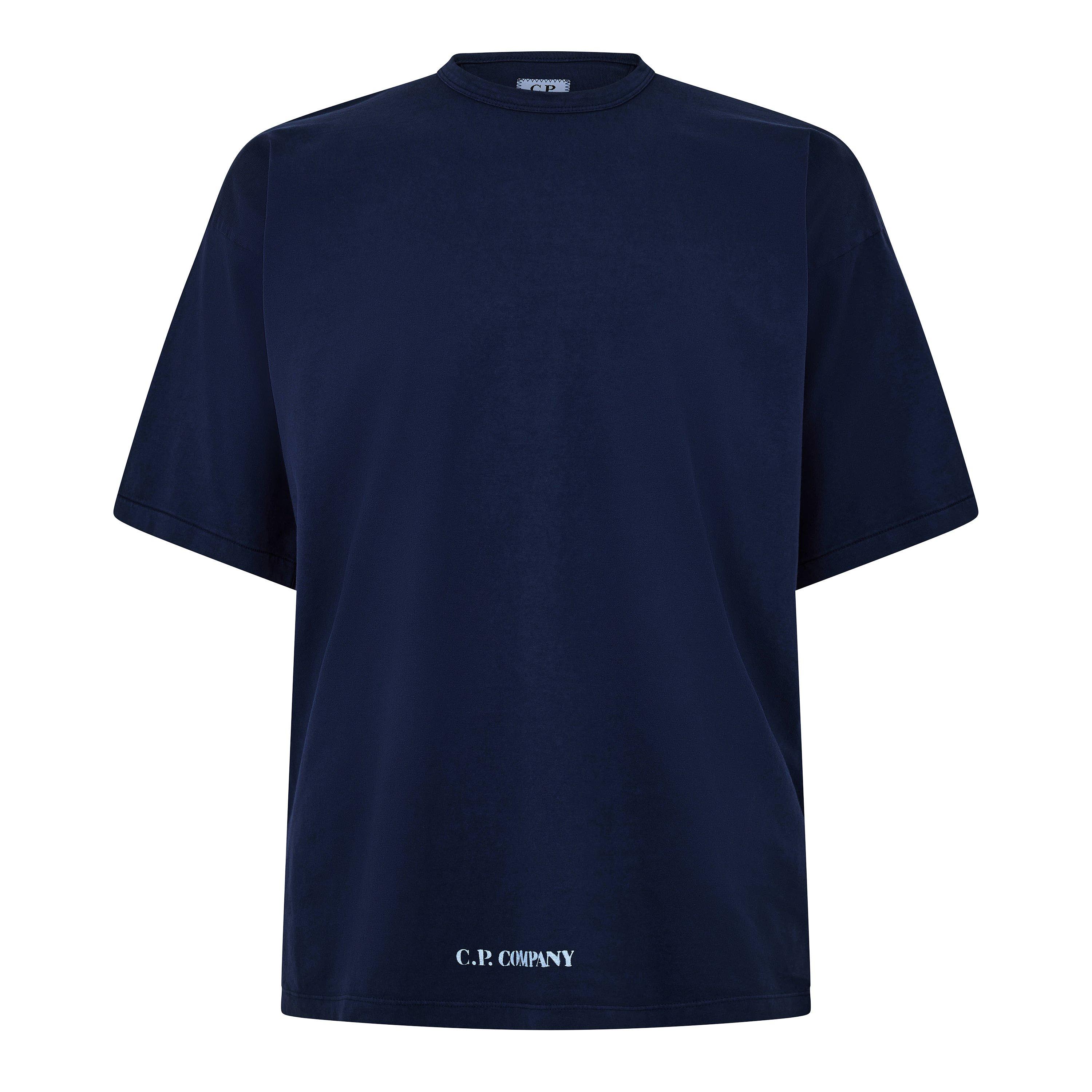 CP Company CP Back Logo TS Sn61 - Midnght Nvy 889 - Size L (50)