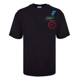 Loyalti Neon Badge Regular Fit T-Shirt