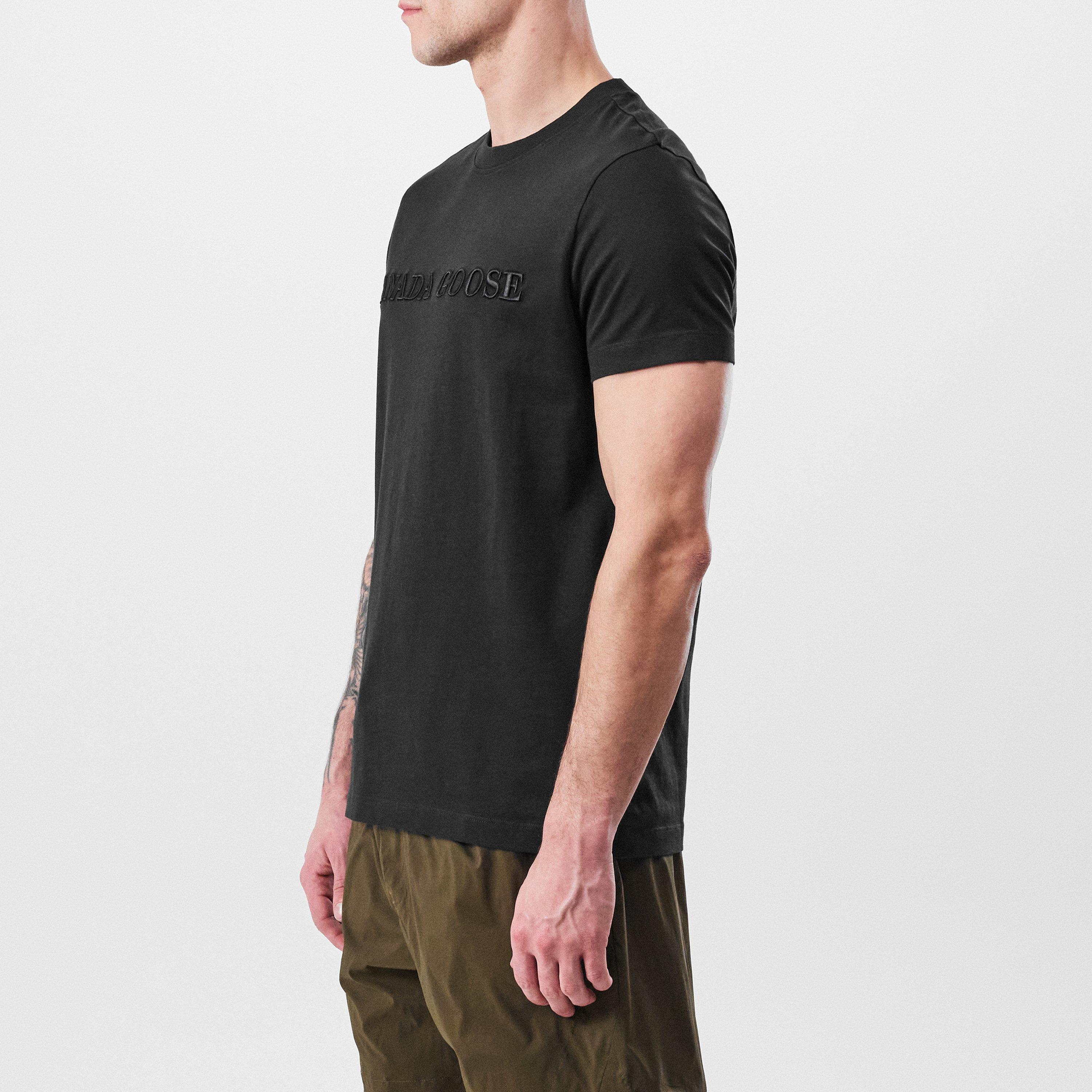 Black 61 - Canada Goose - Mens Logo Cotton T-Shirt - 2