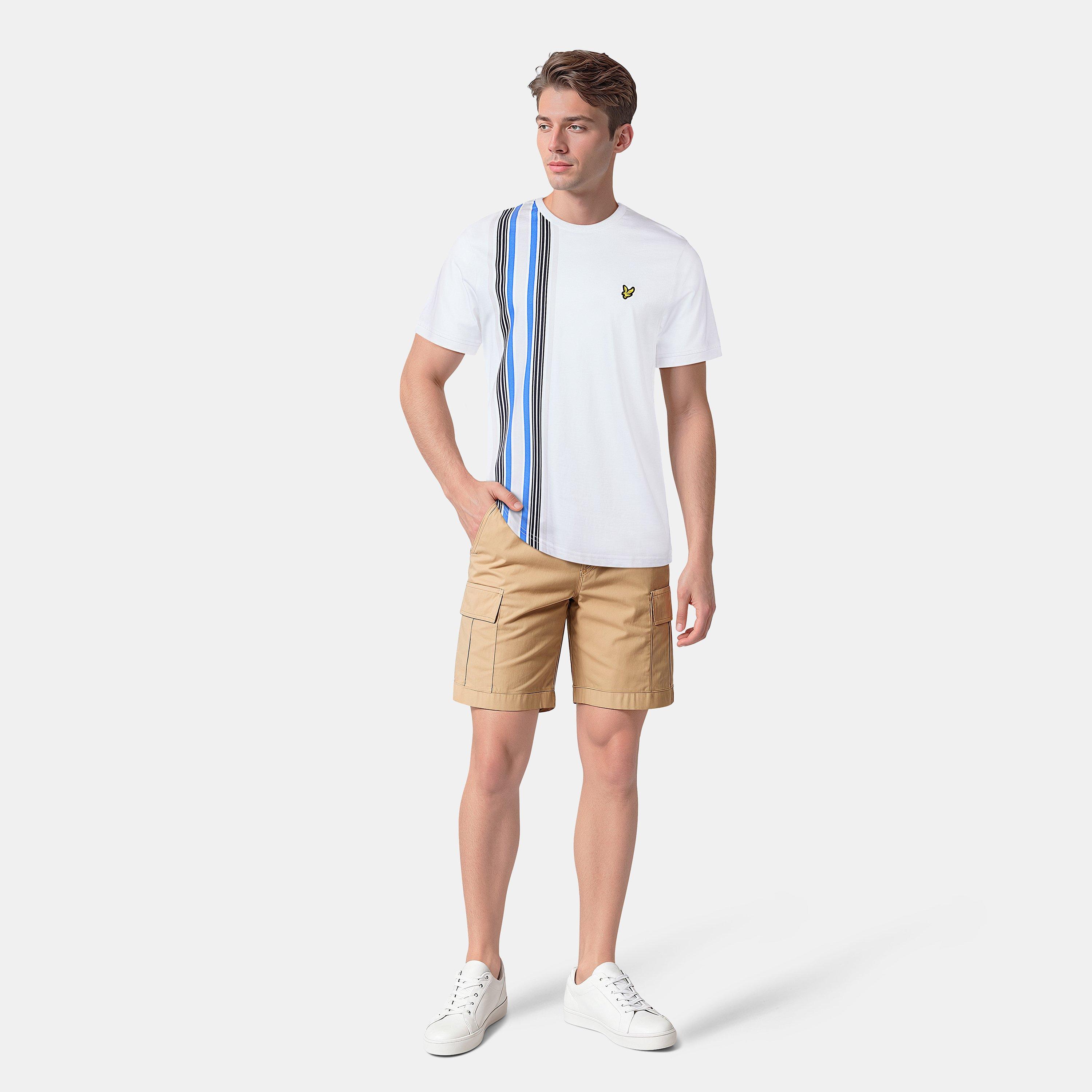 White - Lyle and Scott - Men's Deck T-Shirt - 6