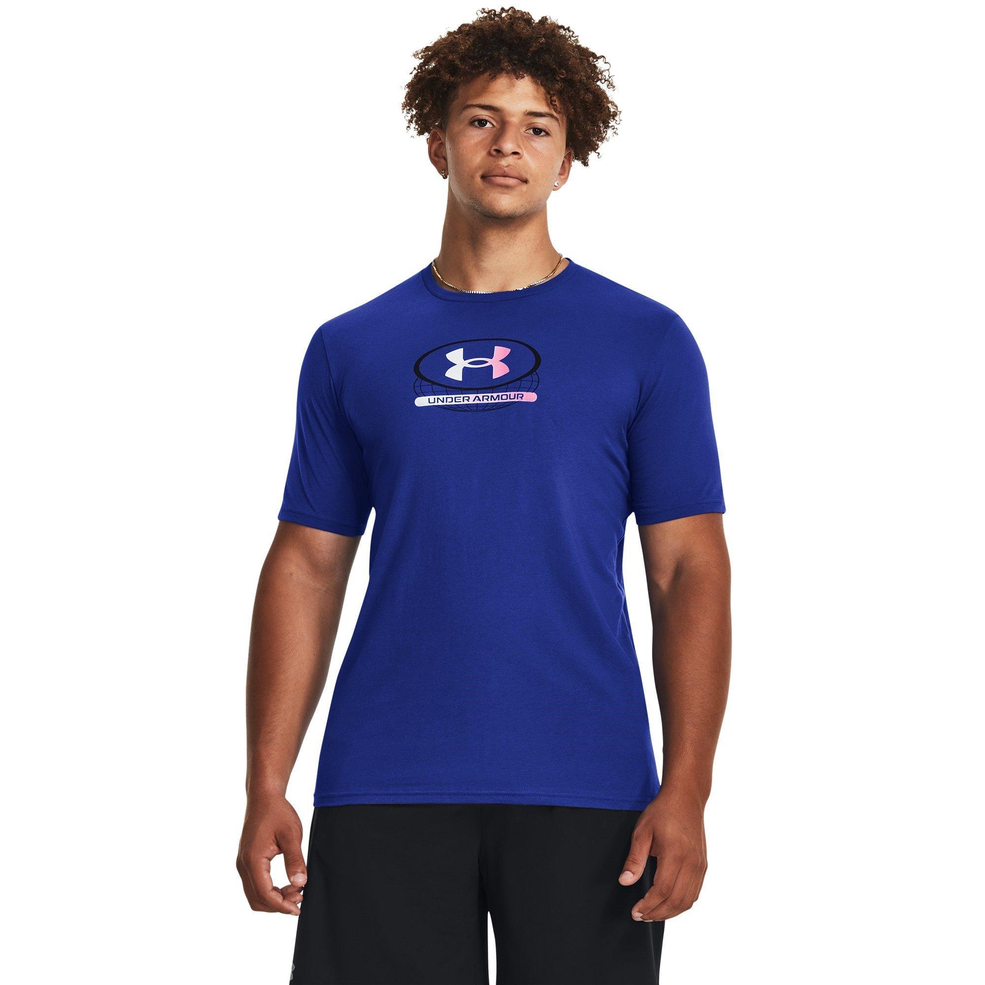 Royal/White - Under Armour - Men's GLOBAL LOCKERTAG Short-Sleeve Regular Fit T-Shirt - 2