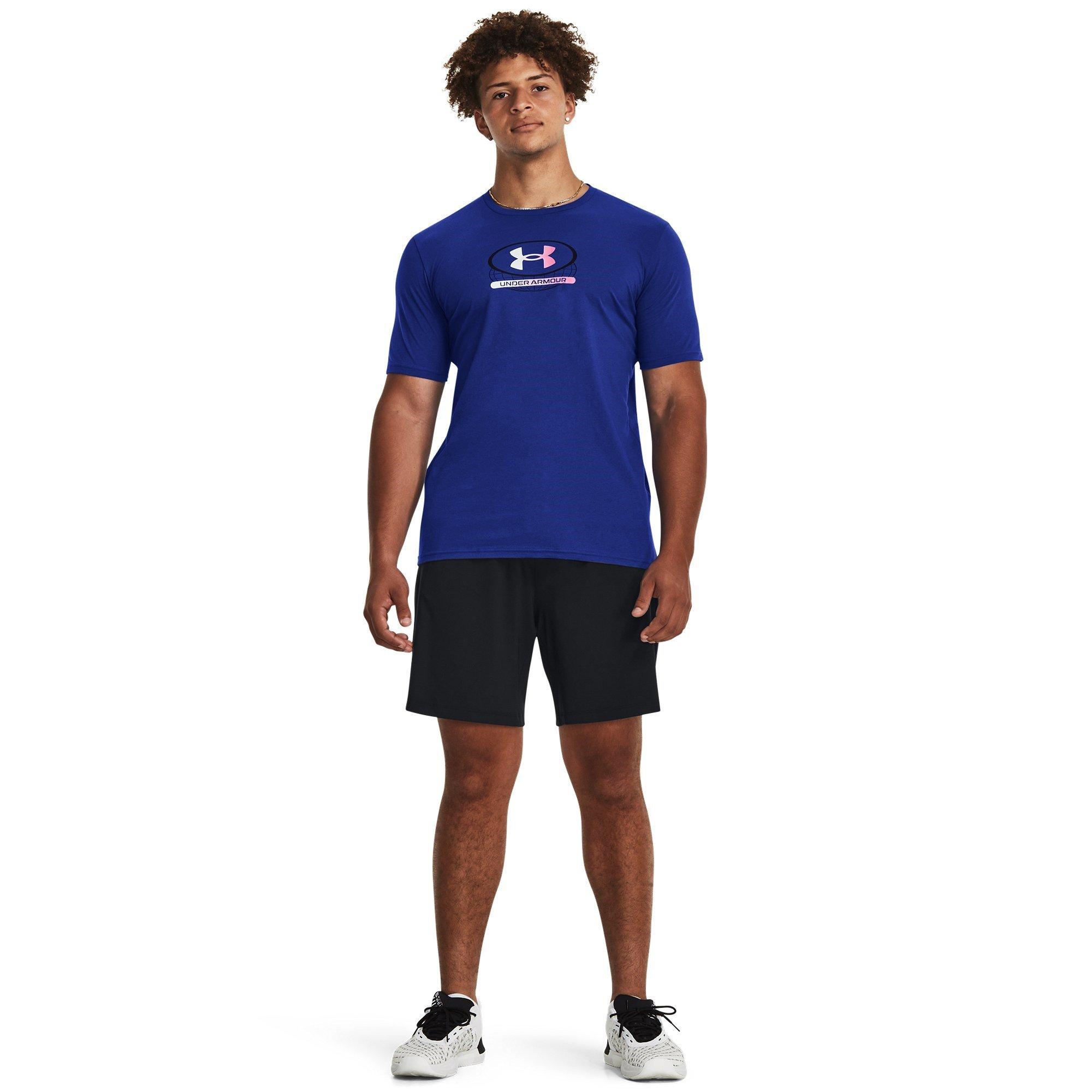 Royal/White - Under Armour - Men's GLOBAL LOCKERTAG Short-Sleeve Regular Fit T-Shirt - 4