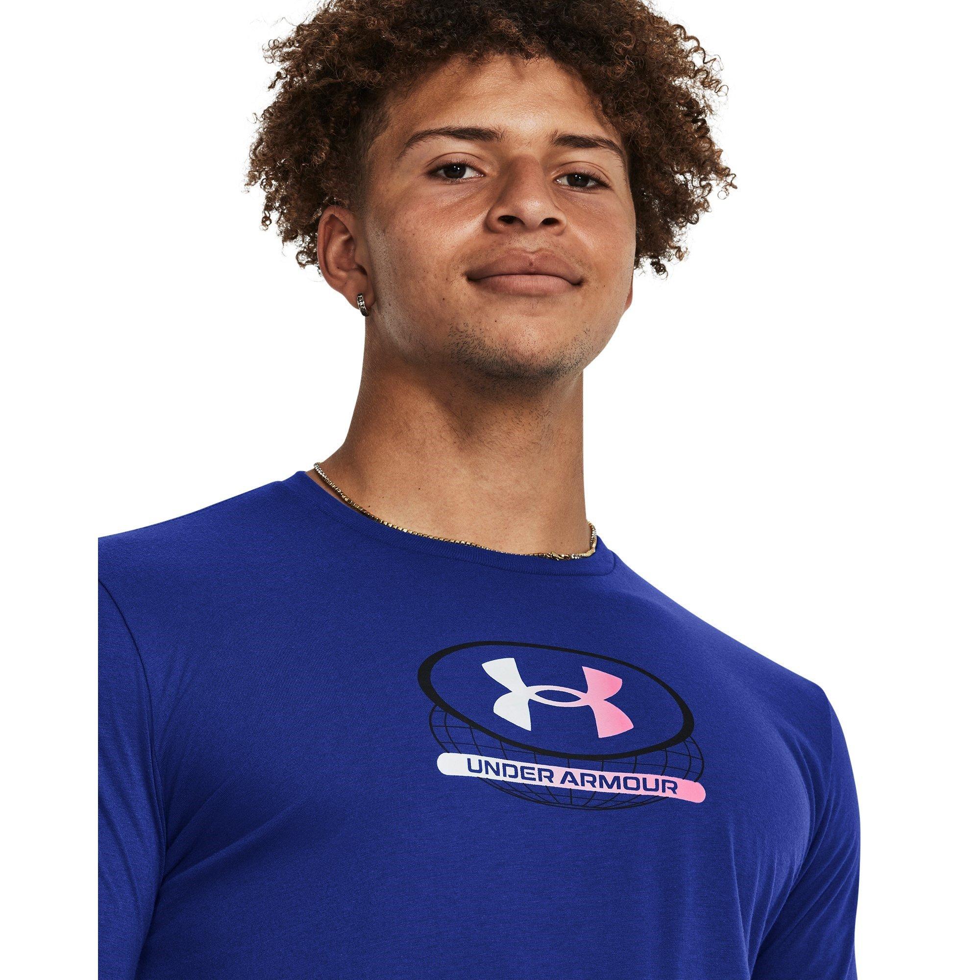 Royal/White - Under Armour - Men's GLOBAL LOCKERTAG Short-Sleeve Regular Fit T-Shirt - 5