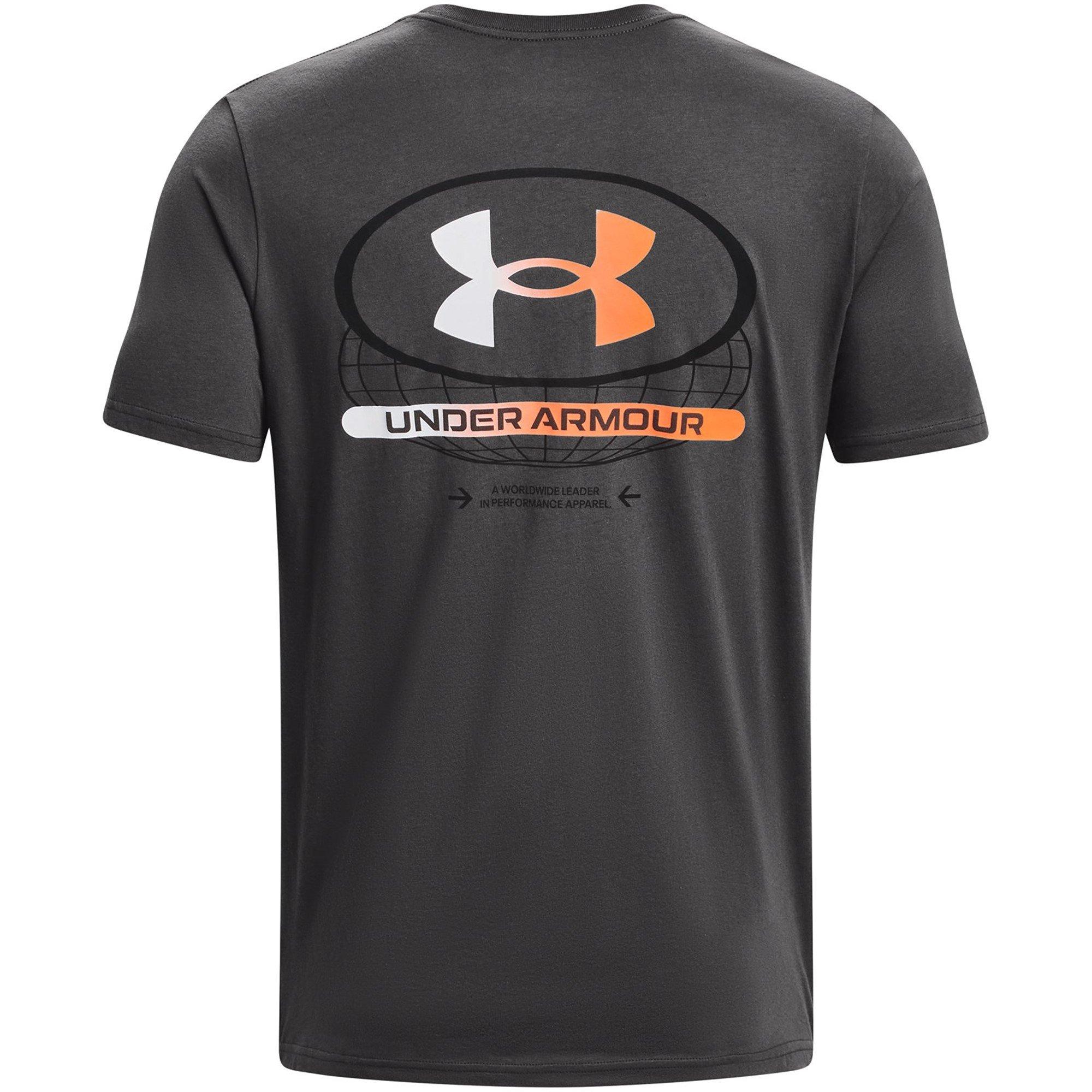Jet Gray/White - Under Armour - Men's GLOBAL LOCKERTAG Short-Sleeve Regular Fit T-Shirt - 6