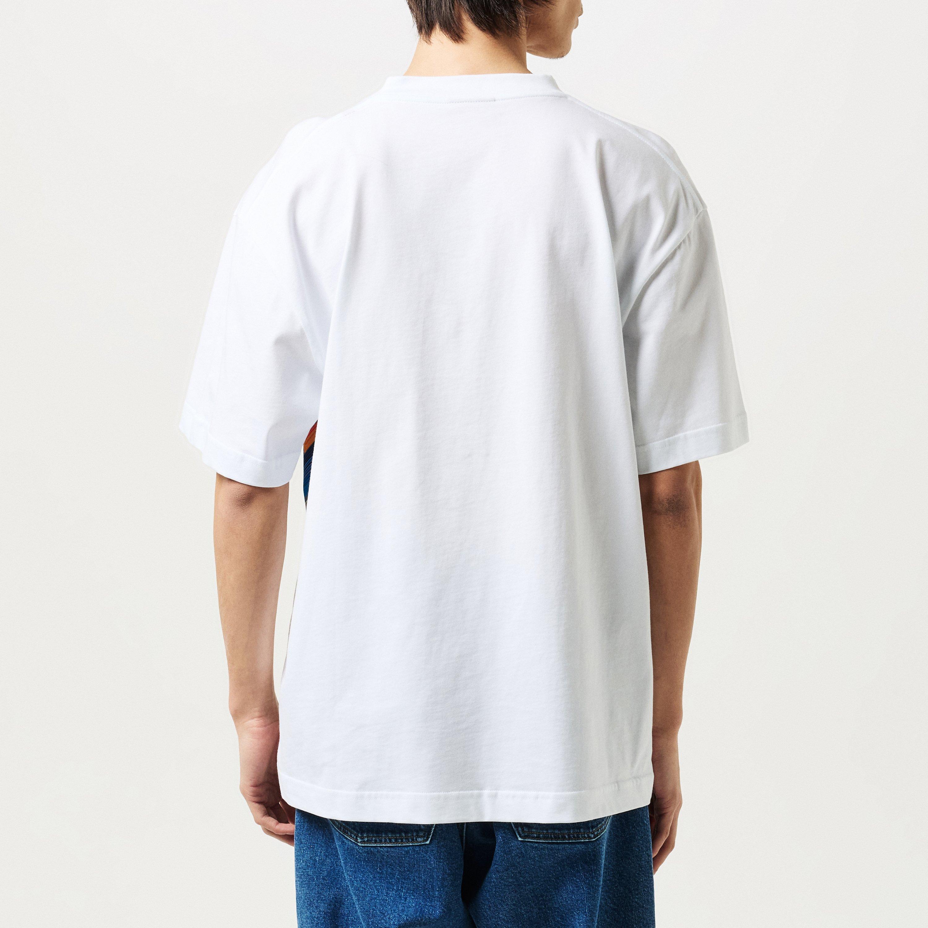 Wht/Org S01G9 - Missoni - Big Zig Zag T-Shirt - 2