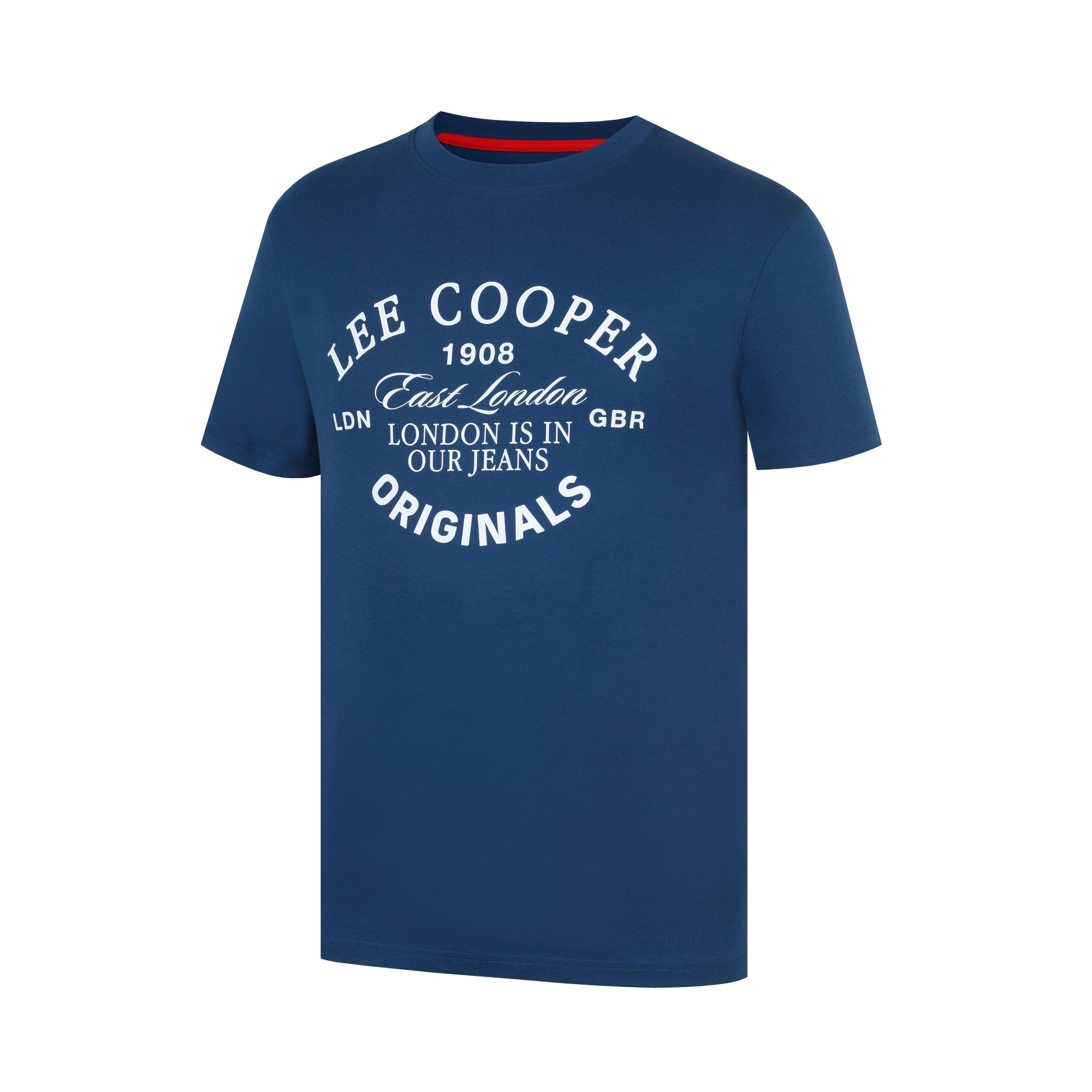 Vintage-Blau - Lee Cooper - T-Shirt Mens - 3