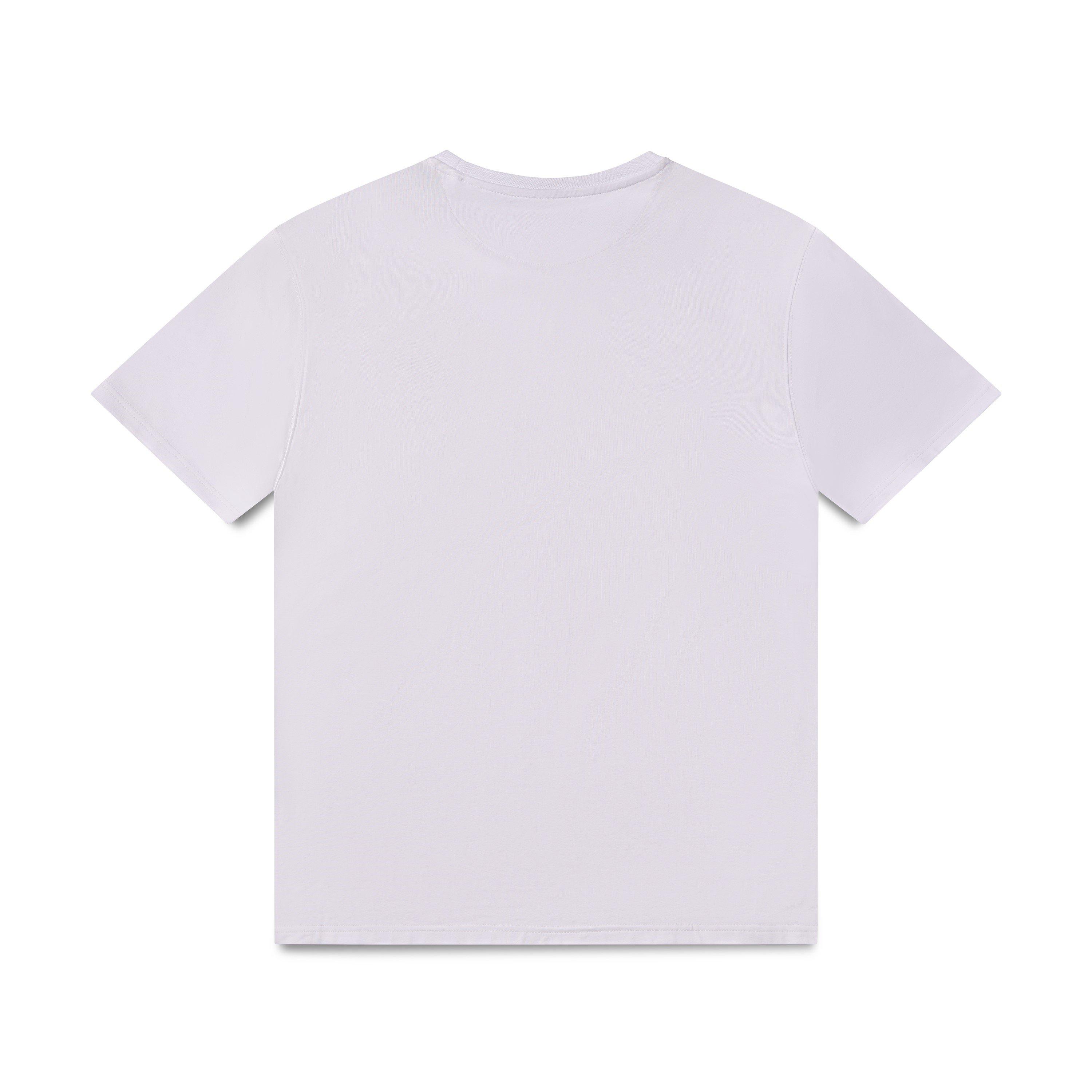 Wit - Christian Rose - Men's Left-Chest Paint-Splat Plate Cotton Oversized-Fit T-Shirt - 2