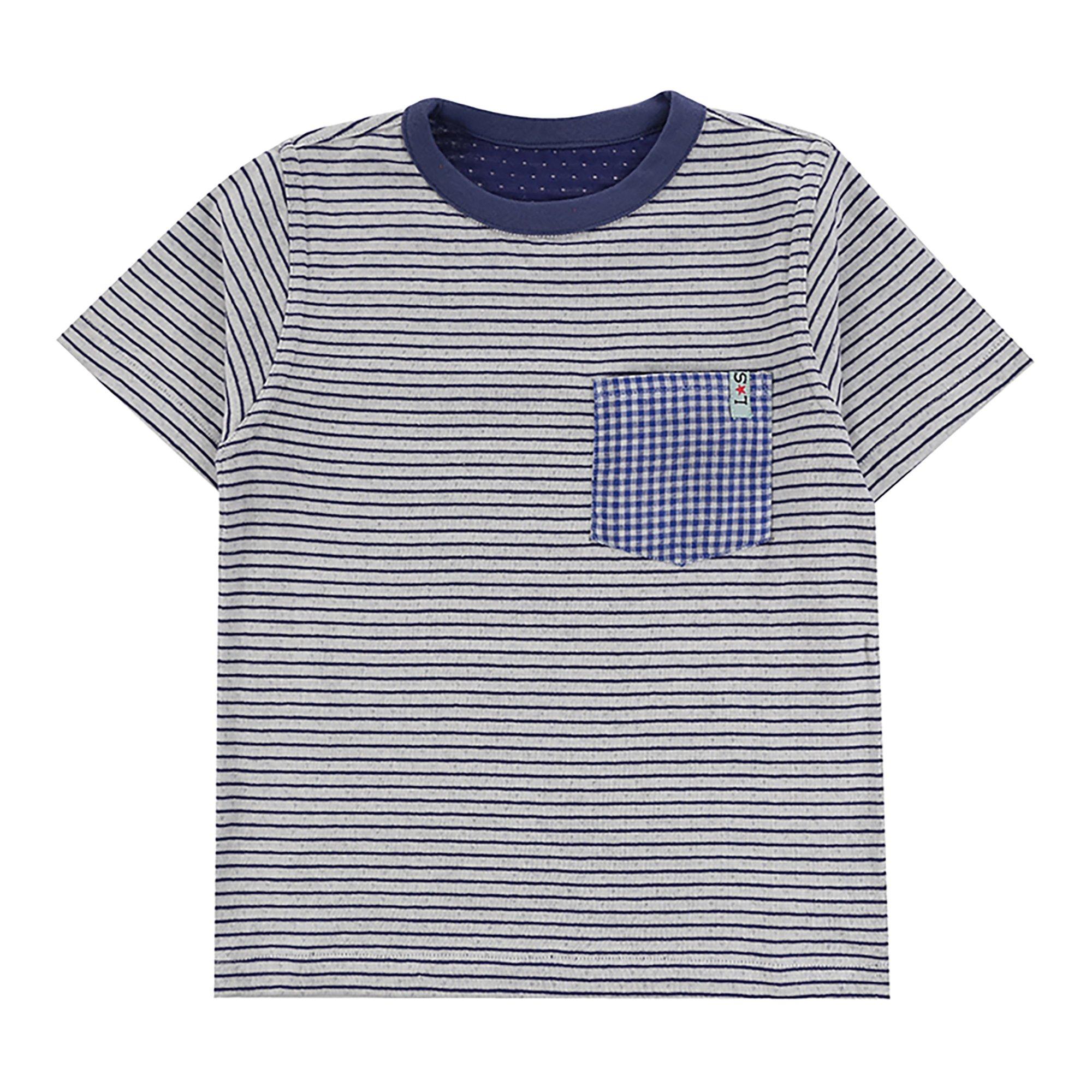 Multi - Lilly and Sid - Reversible Pocket T-Shirt - 1