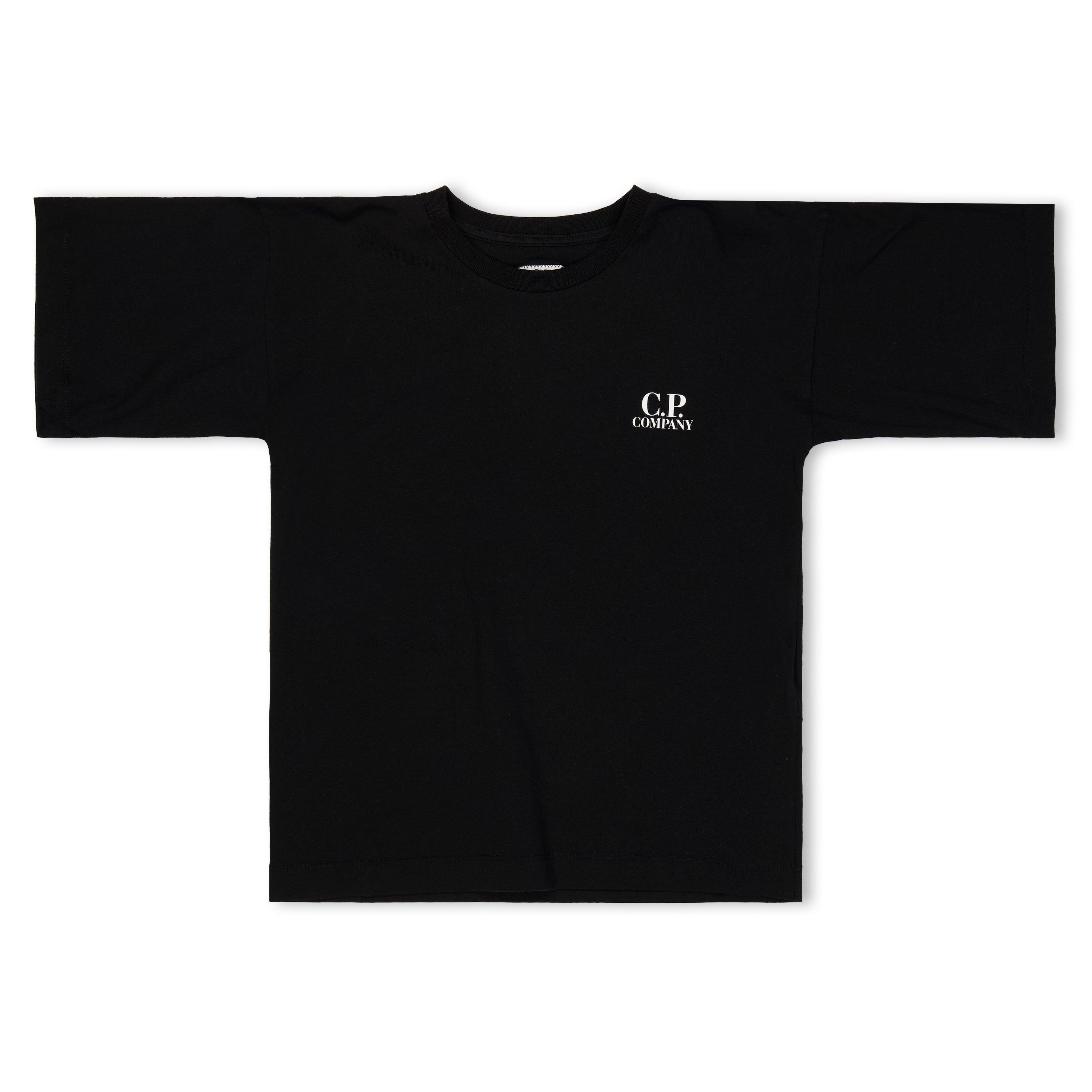 Black 60100 - CP Company - Kids' Back Graphic T-Shirt - 1