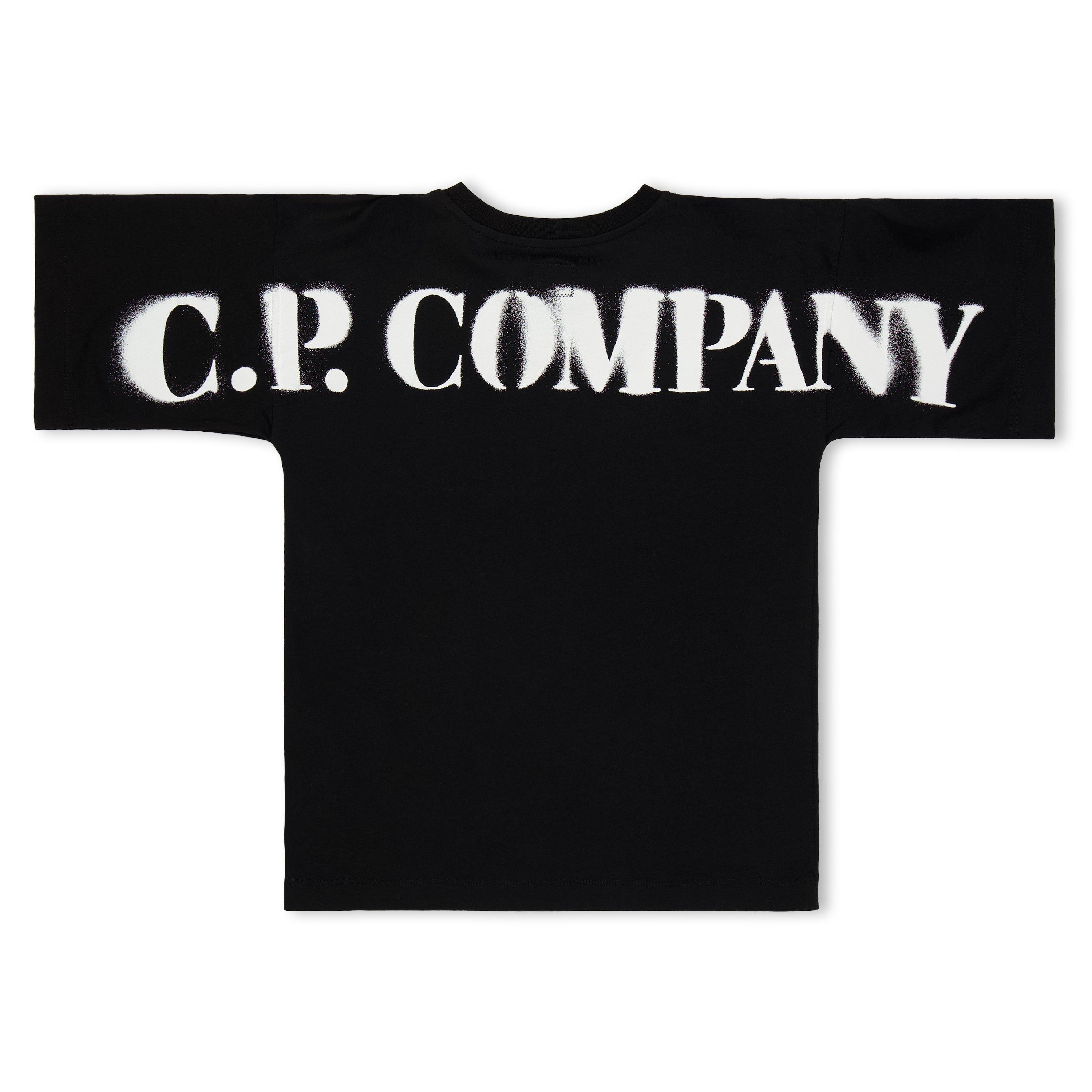 Black 60100 - CP Company - Kids' Back Graphic T-Shirt - 2