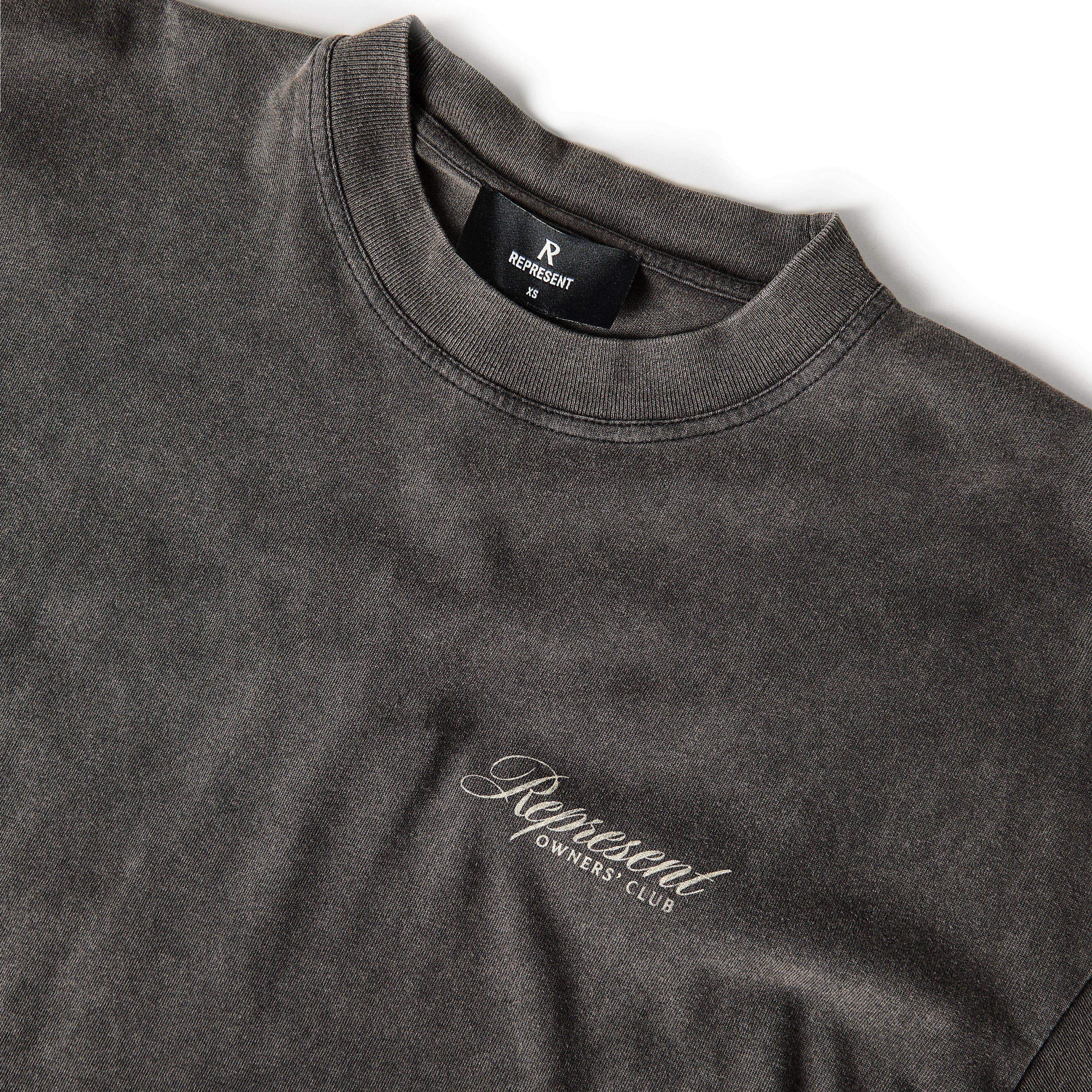 Vintage Grey - Represent - Rep OC Script Tee Sn62 - 3