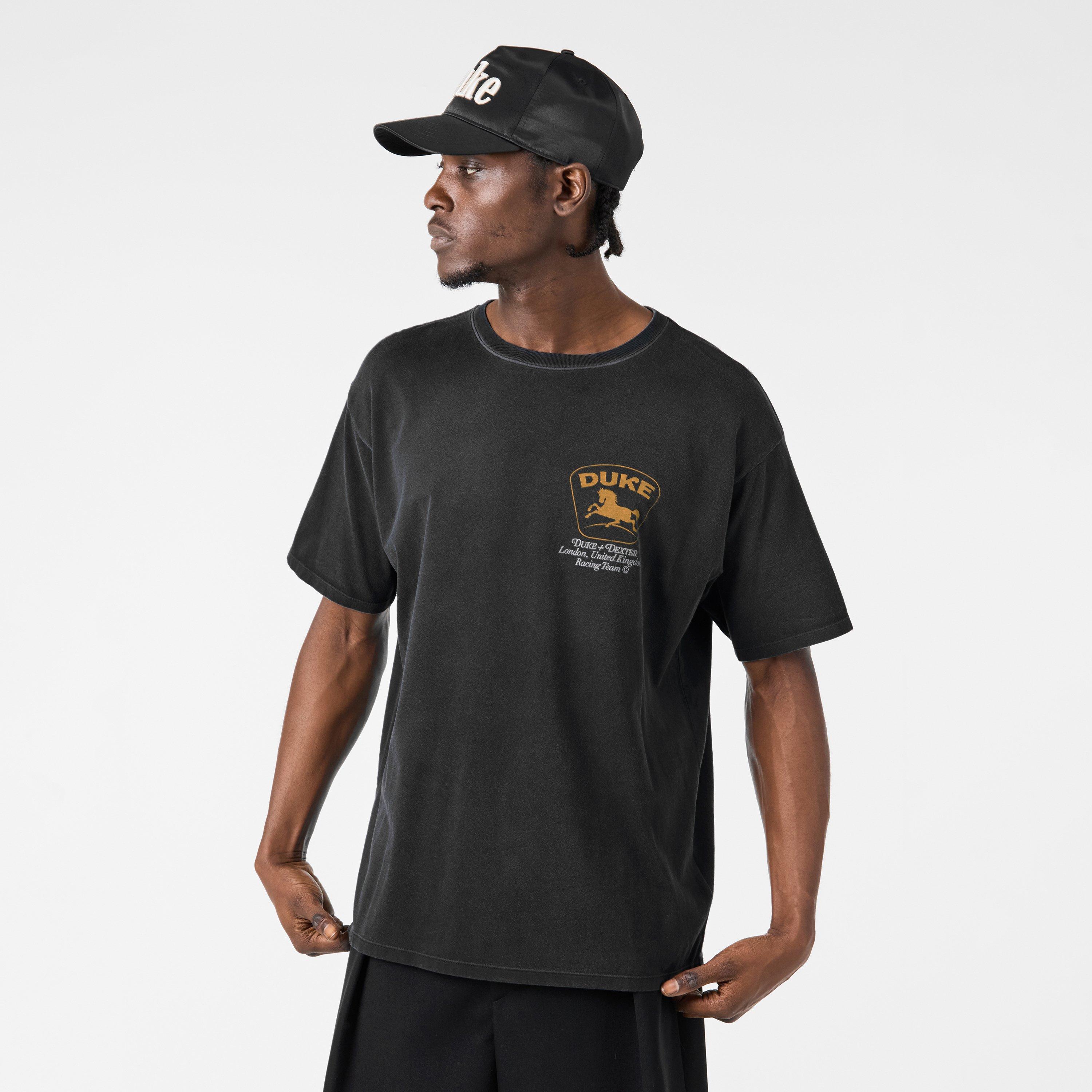 Black Yellow - Duke and Dexter - Men's Oversized T-Shirt - 3
