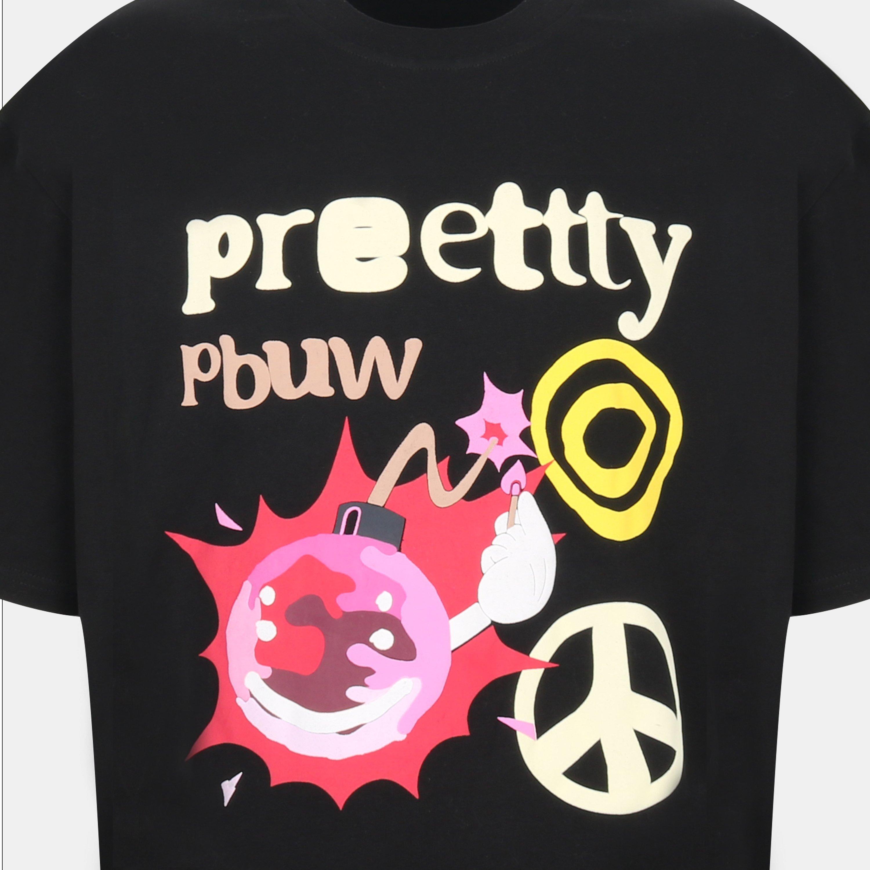 Black/Multi - Pretty Boy Ugly World - Men's PBUW Peace Regular Fit T-Shirt - 3
