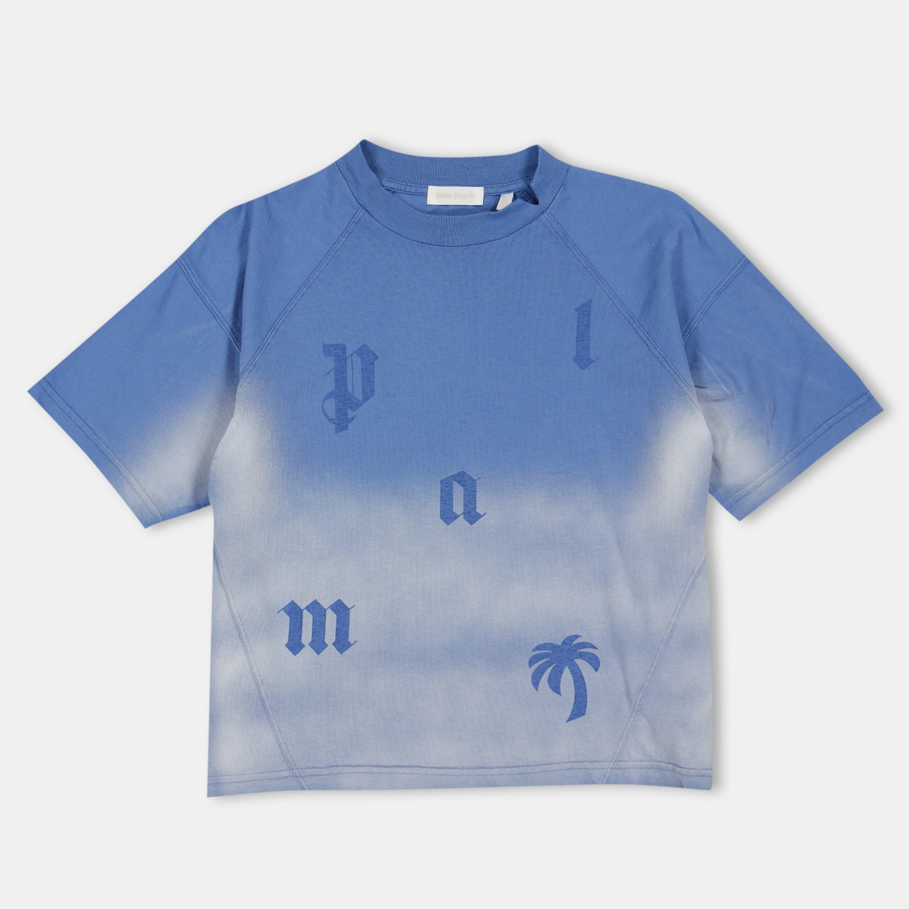 Denim 4040 - Palm Angels - Unisex Kids' All Over Print Regular Fit T-Shirt - 1