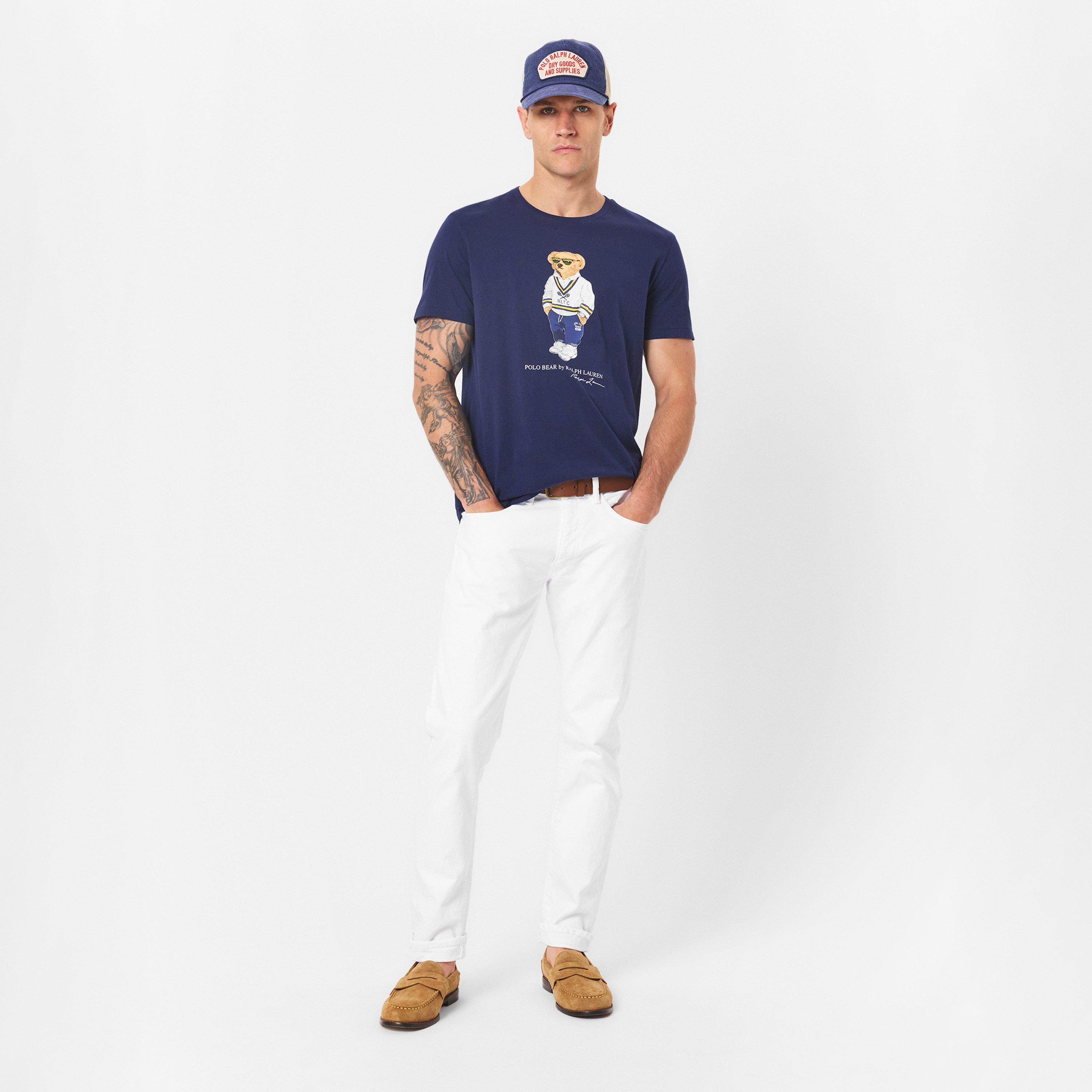 Green Beach - Polo Ralph Lauren - Men's Holiday Bear Regular Fit T-Shirt - 6