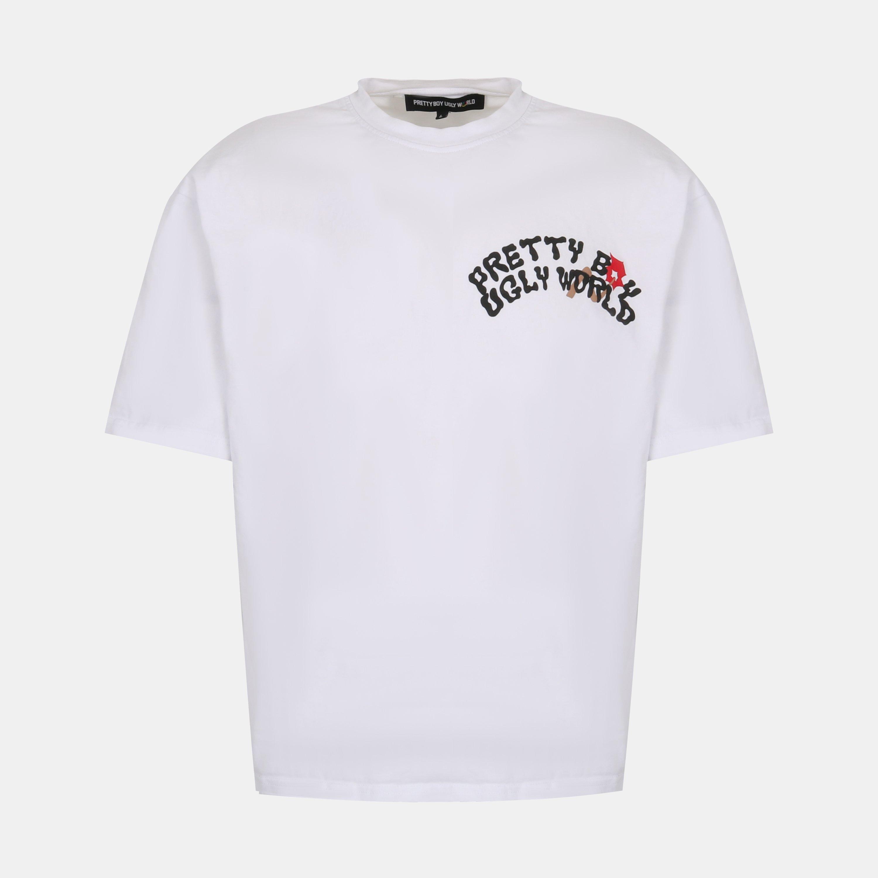 Pretty Boy Ugly World Men's Fire Regular Fit T-Shirt