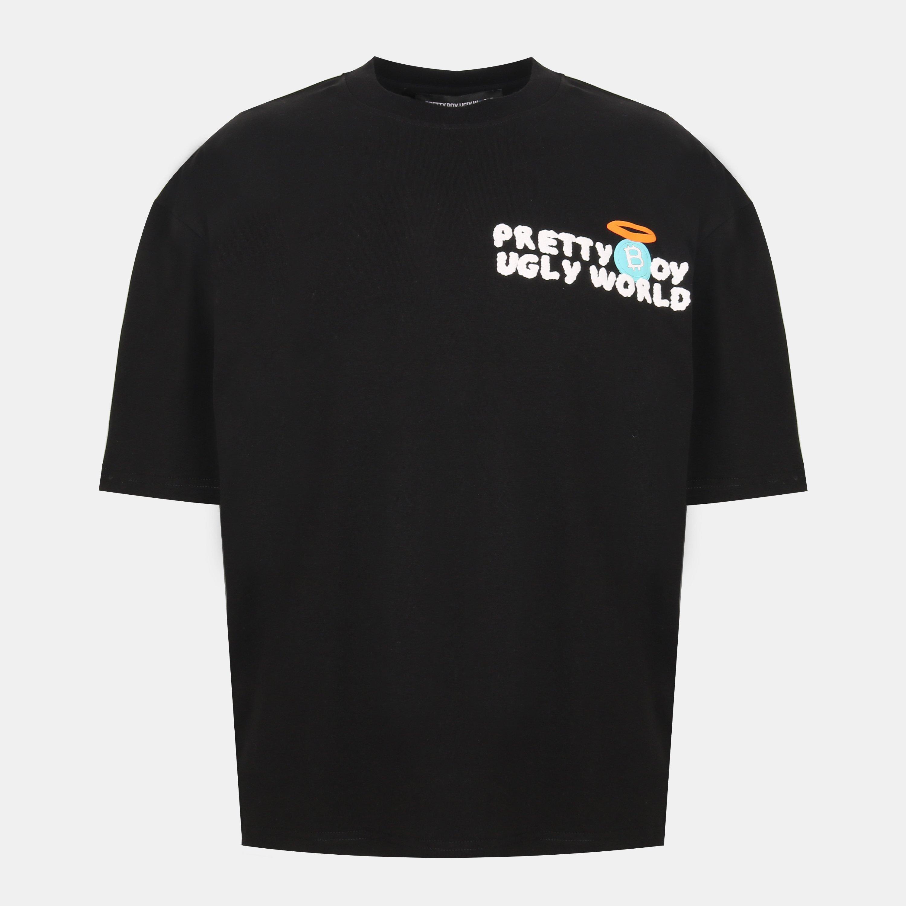 Pretty Boy Ugly World Men's Fire Regular Fit T-Shirt