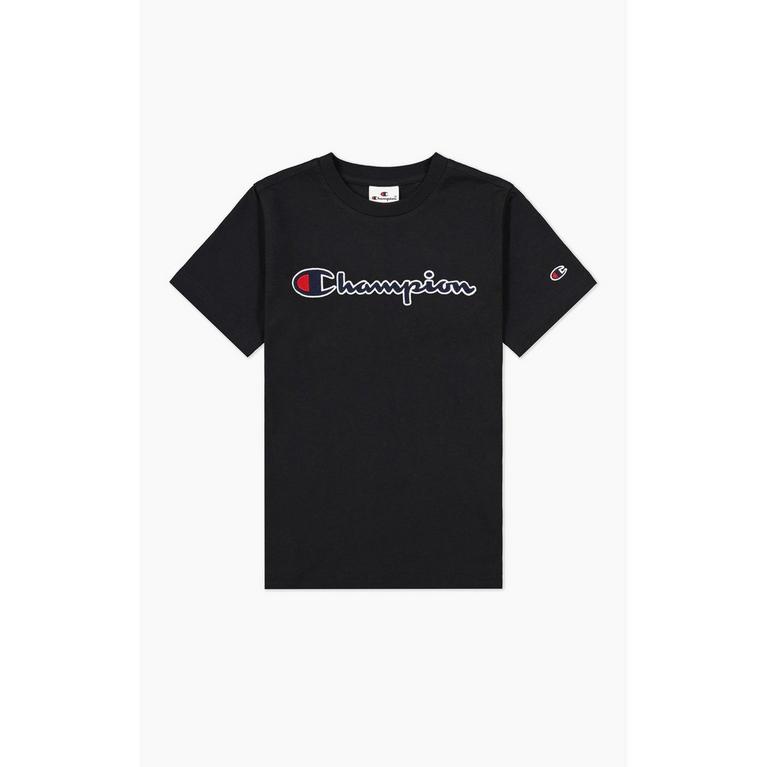 Noir - Champion - Logo T-Shirt - 1