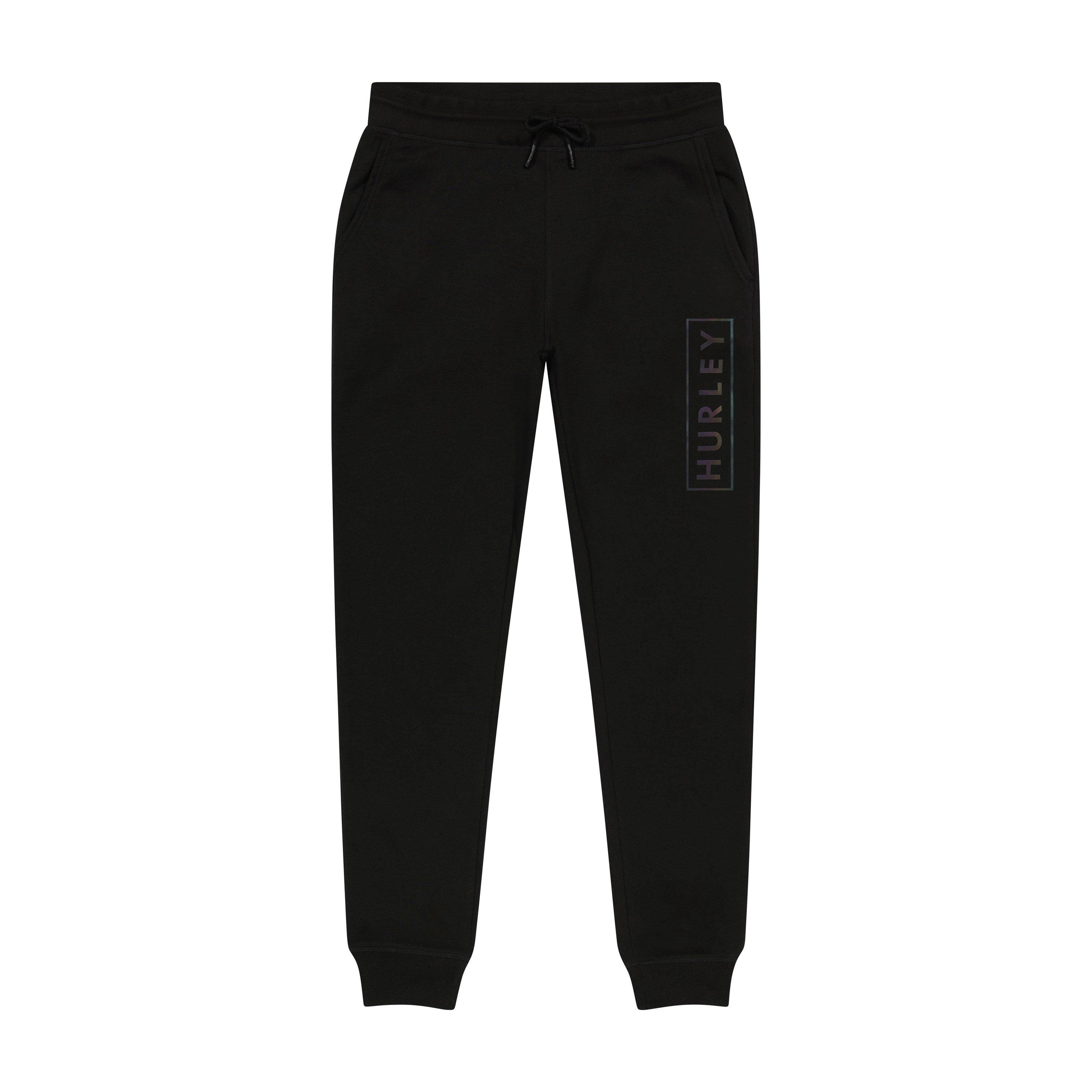 Hurley Men's Logo Fleece Jogger - Black - Medium