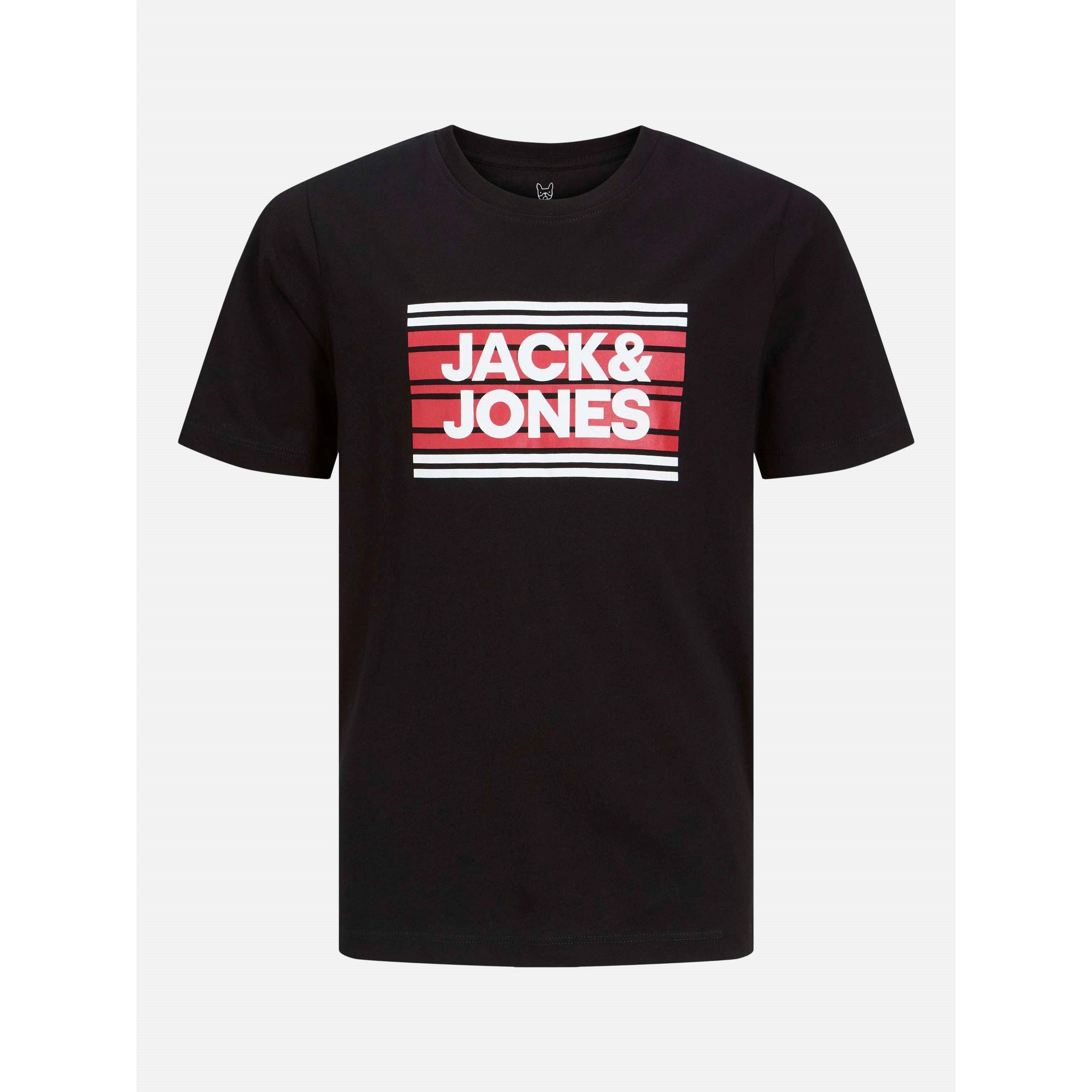 Nvy/Blk/Wht - Jack and Jones - Pack Regular Fit T-Shirt - 4