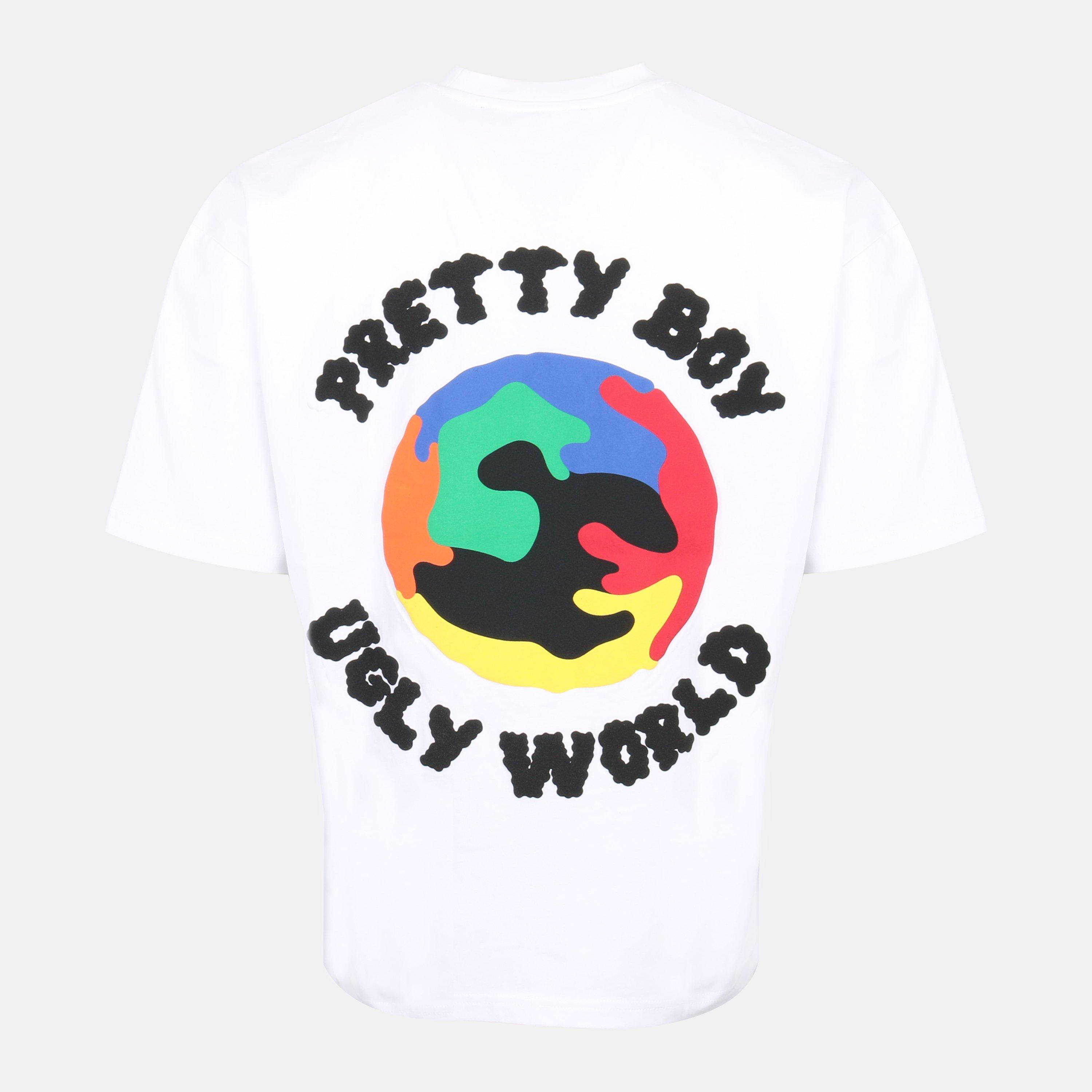 White/Multi - Pretty Boy Ugly World - Men's Regular Fit T-Shirt - 2
