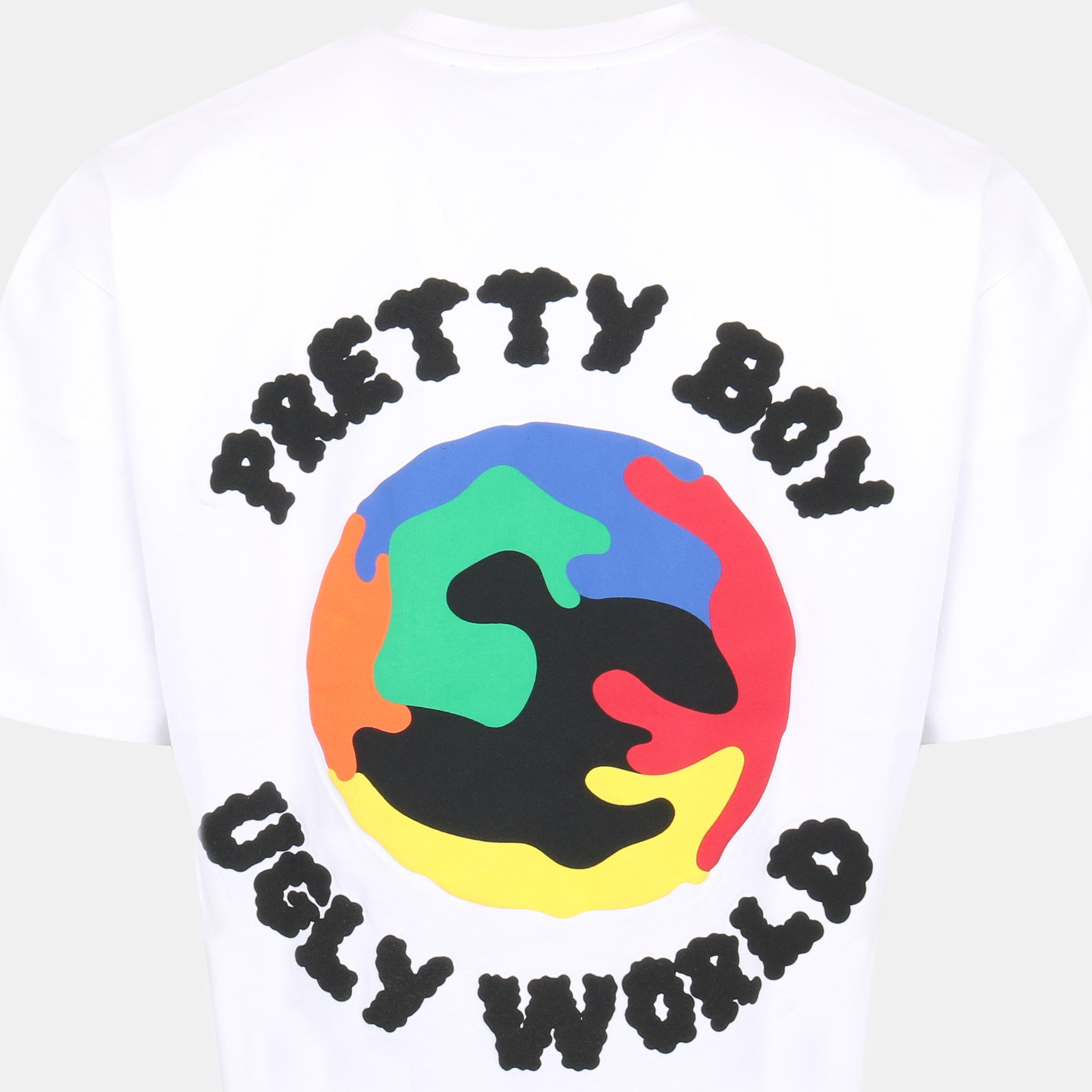 White/Multi - Pretty Boy Ugly World - Men's Regular Fit T-Shirt - 3