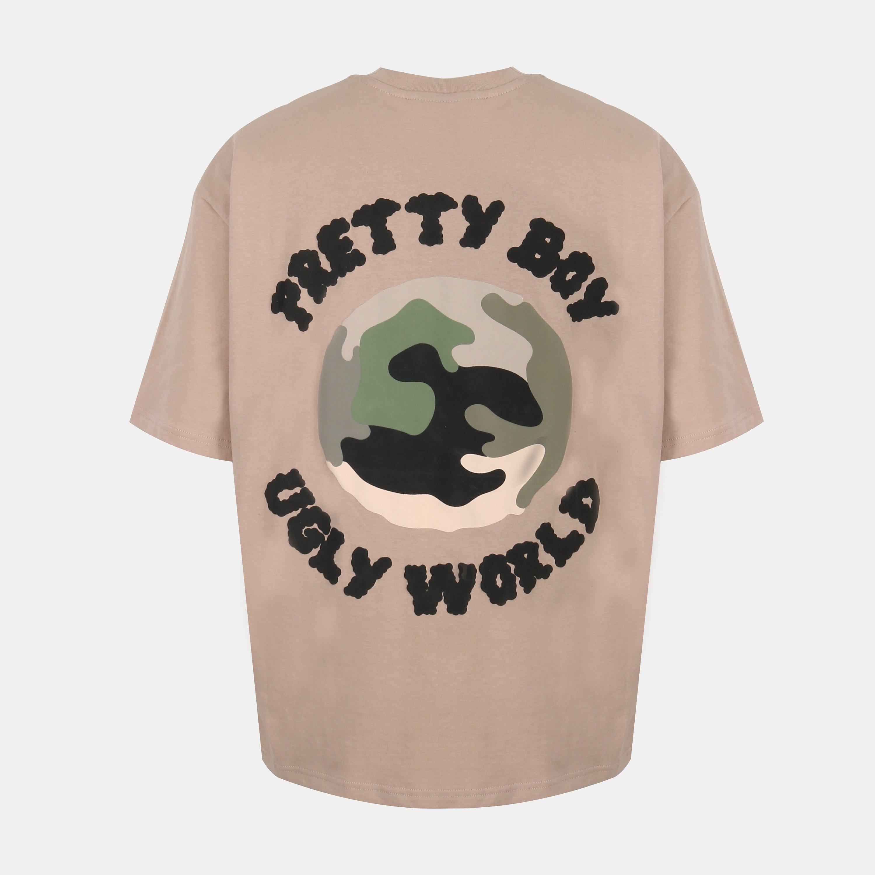 Mushroom/Camo - Pretty Boy Ugly World - Men's Regular Fit T-Shirt - 2