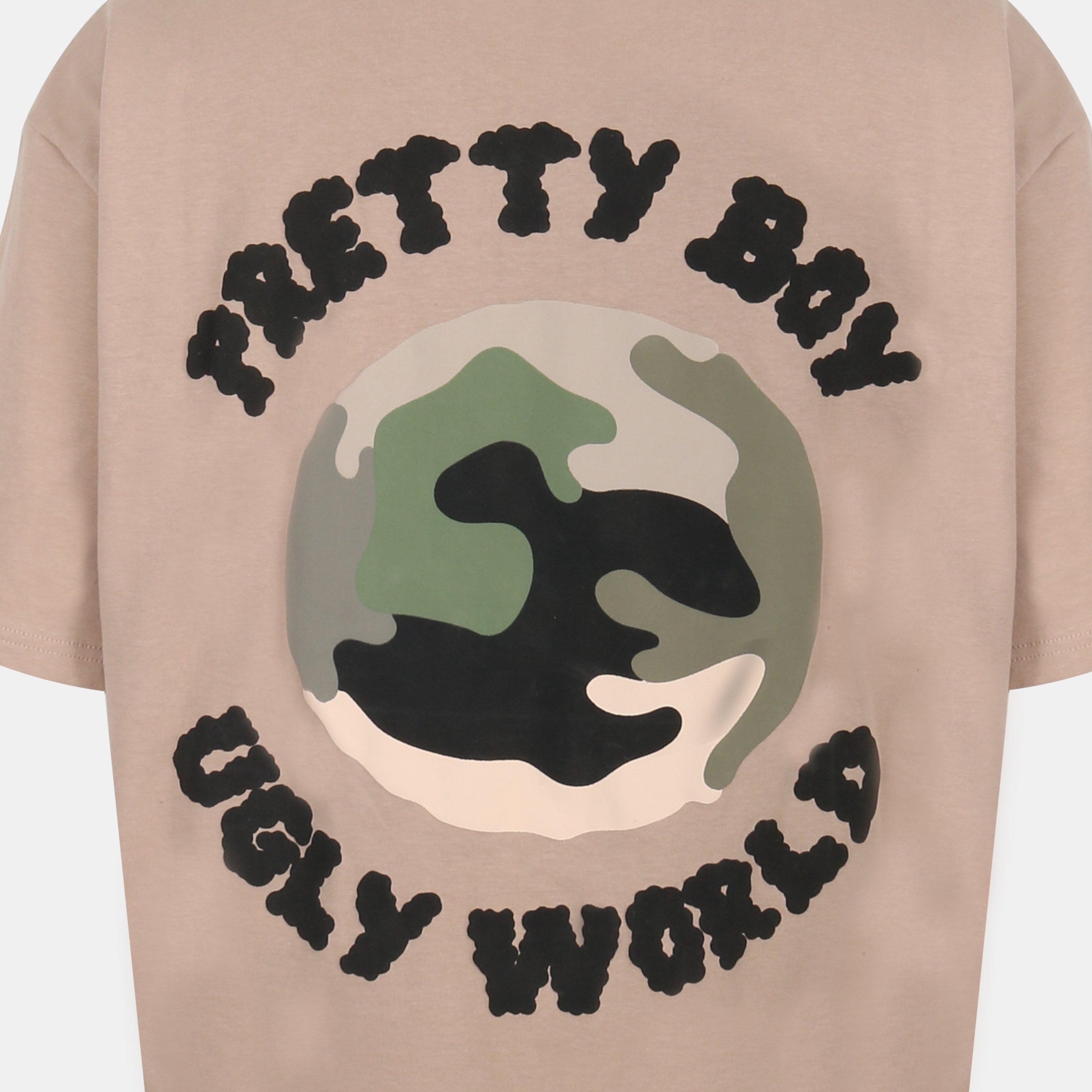 Mushroom/Camo - Pretty Boy Ugly World - Men's Regular Fit T-Shirt - 4