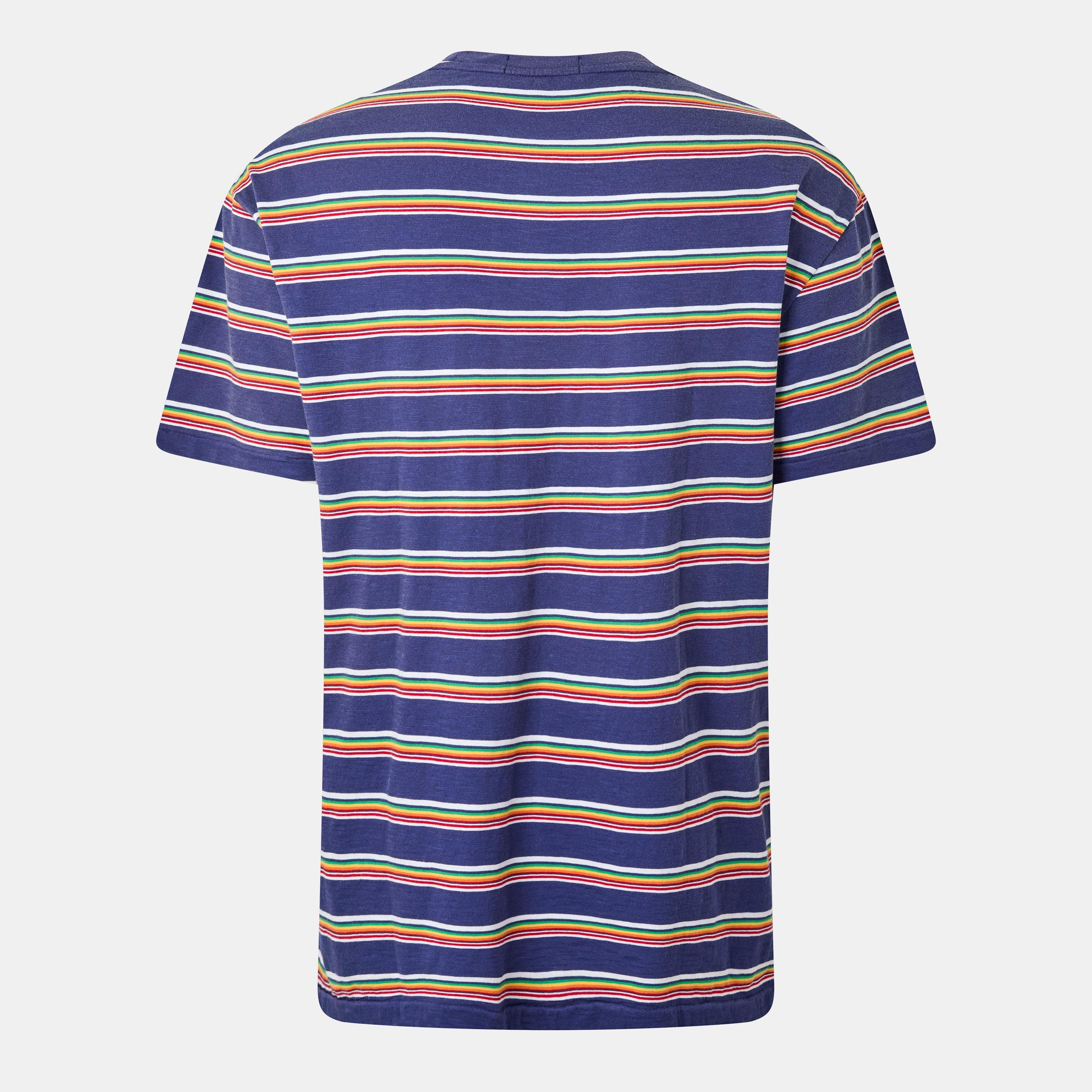Classic Navy - Polo Ralph Lauren - Men's Multi-Stripe Regular Fit T-Shirt - 2