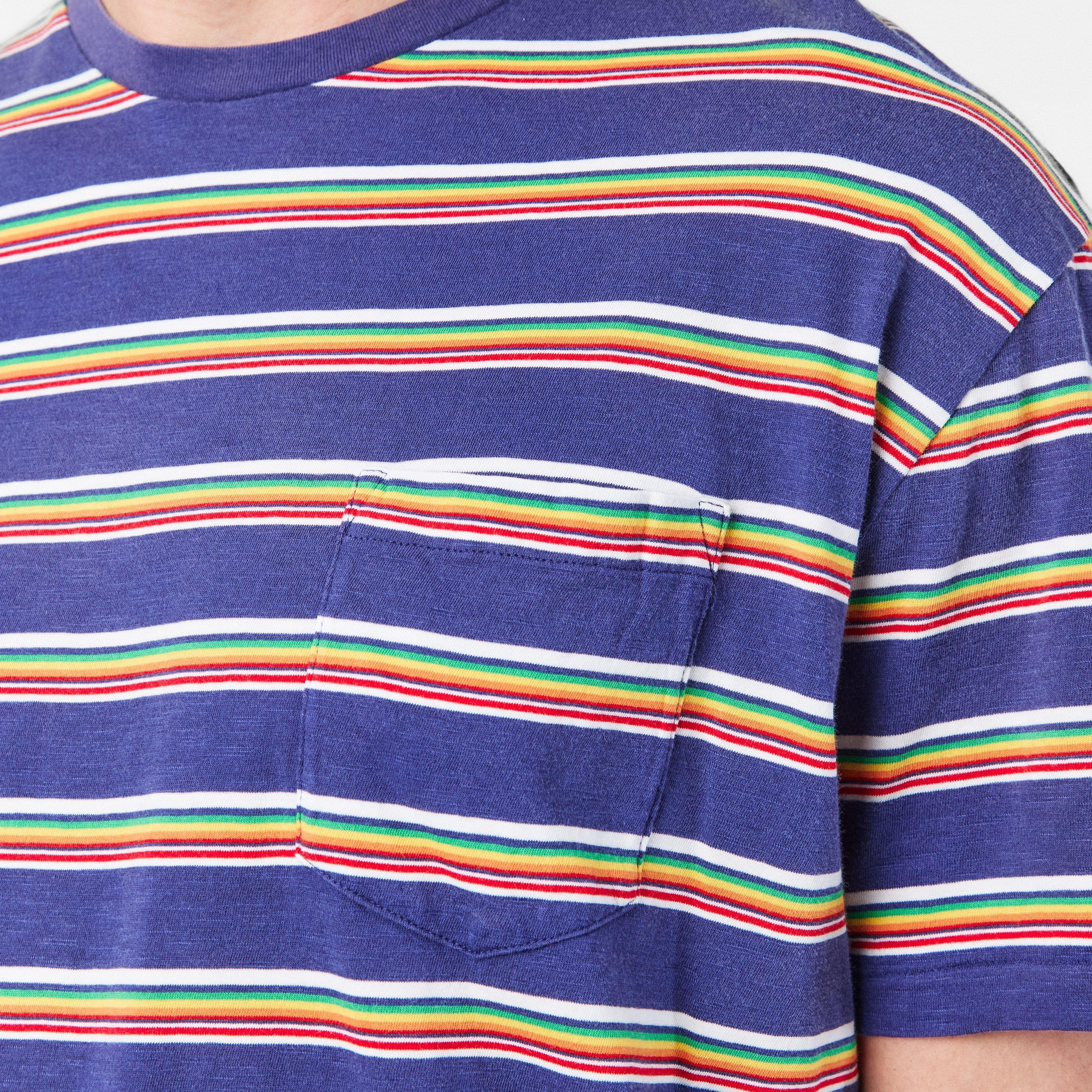 Classic Navy - Polo Ralph Lauren - Men's Multi-Stripe Regular Fit T-Shirt - 5