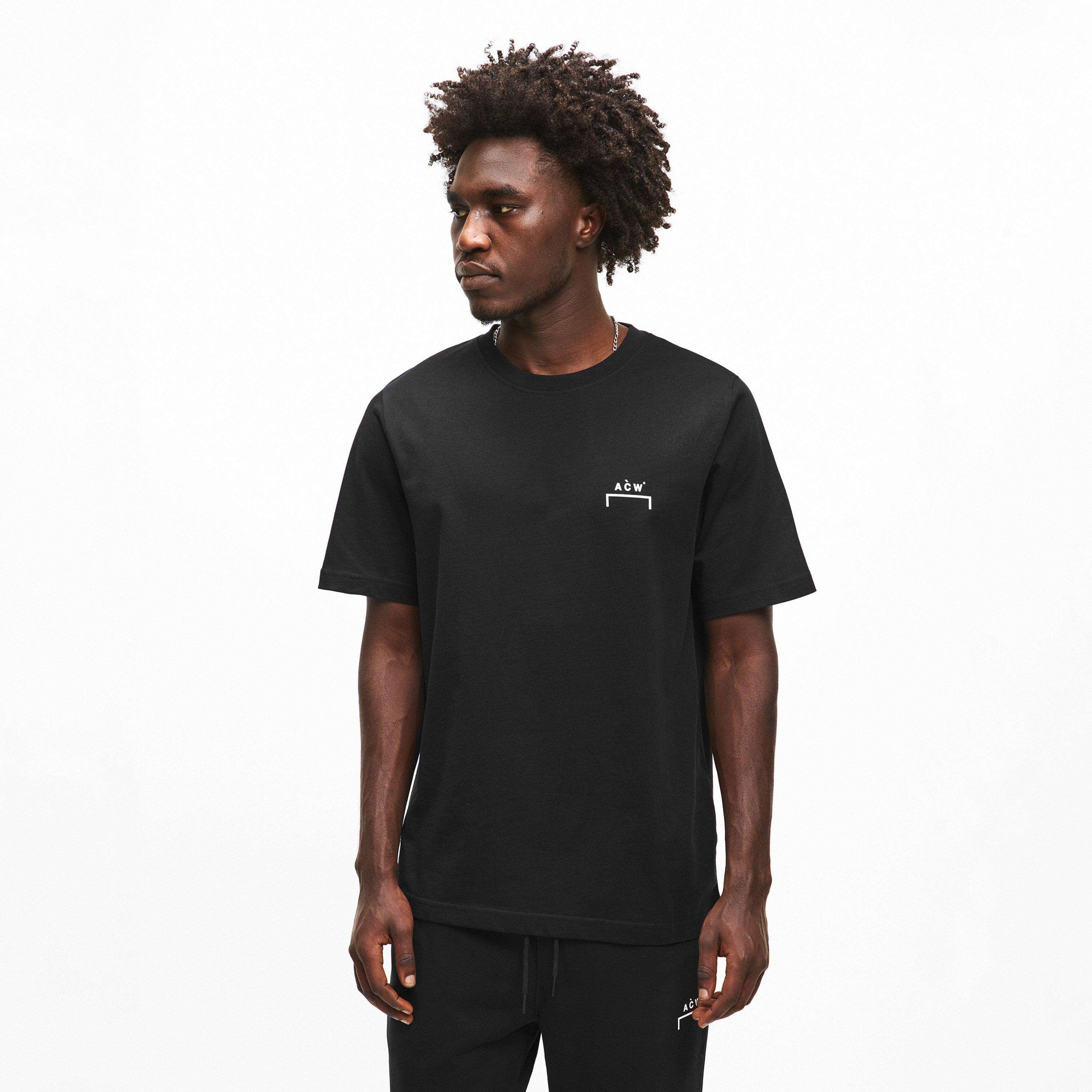 Black 001 - A-COLD-WALL - ACW Follot Logo Tee Sn62 - 3