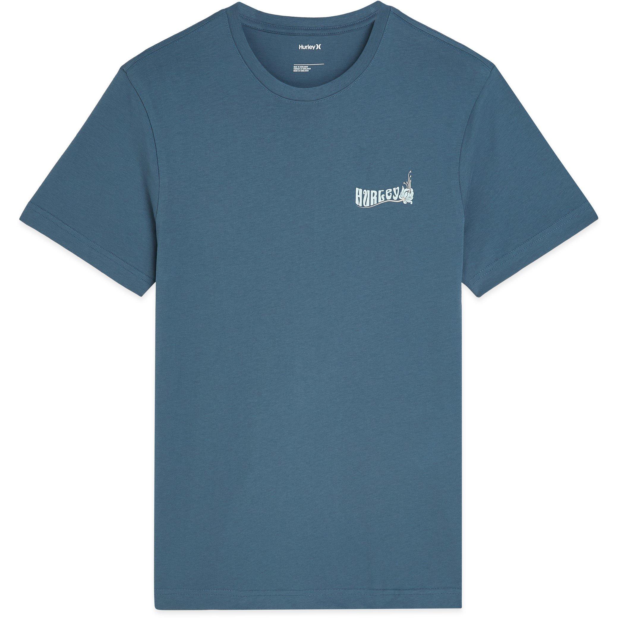 Grau/Navy - Hurley - Graphic T-Shirt - 3