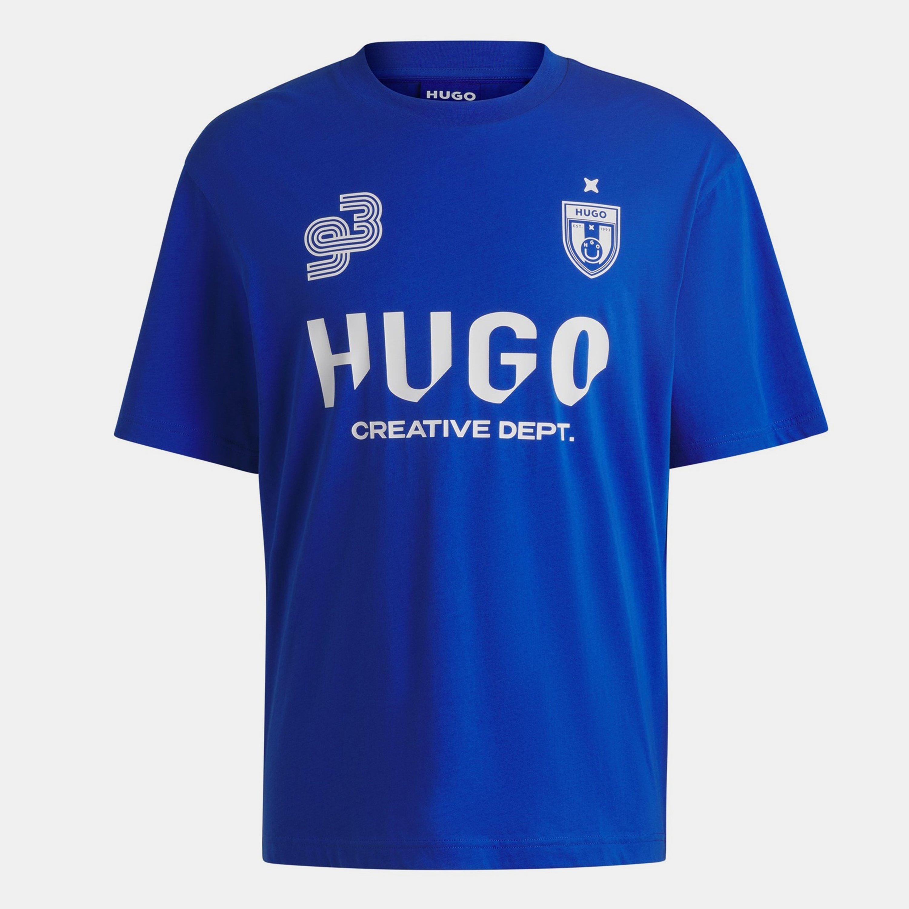 Open Blue 493 - Hugo - Men's Nebulop 01 Regular Fit T-Shirt - 1