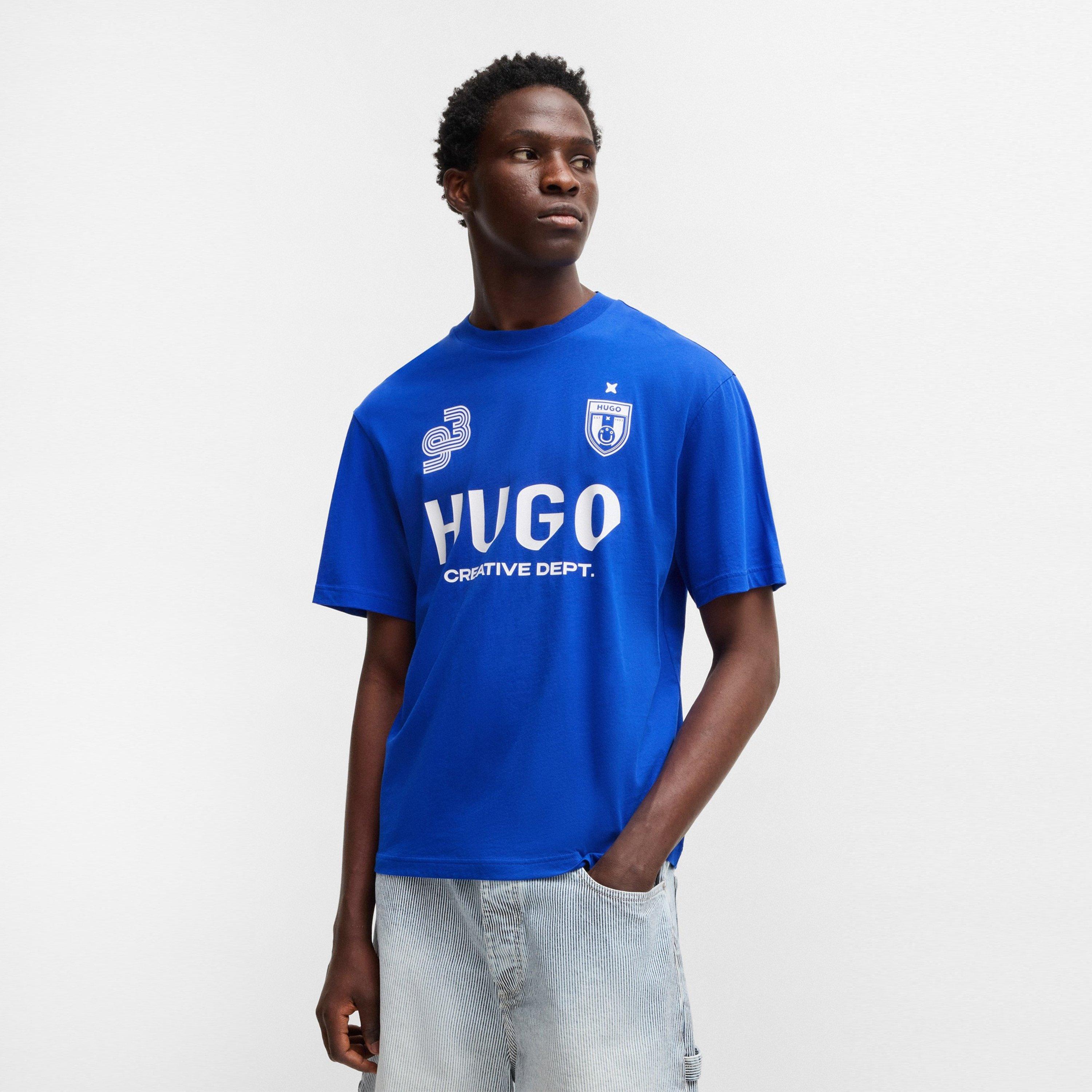 Open Blue 493 - Hugo - Men's Nebulop 01 Regular Fit T-Shirt - 2