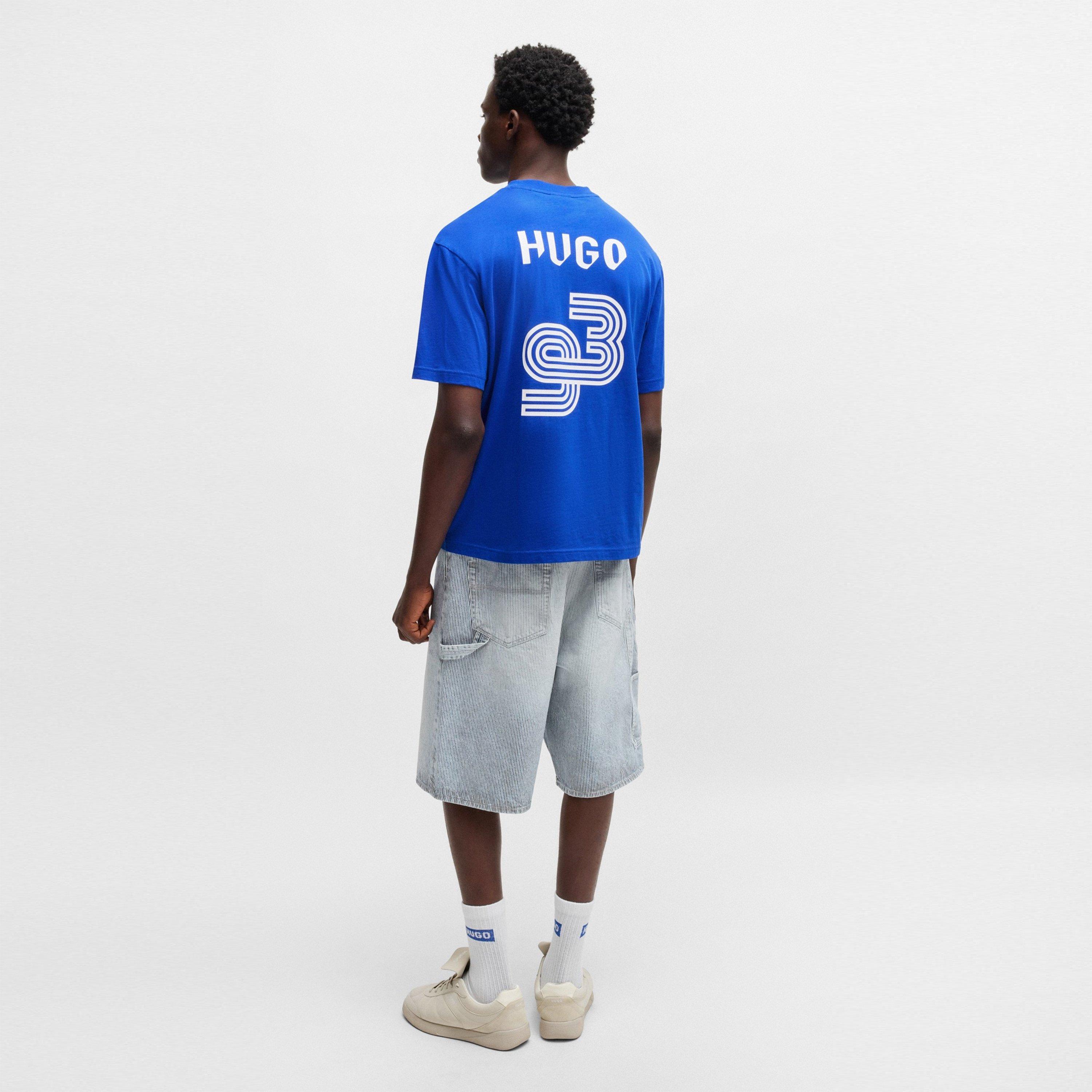 Open Blue 493 - Hugo - Men's Nebulop 01 Regular Fit T-Shirt - 3