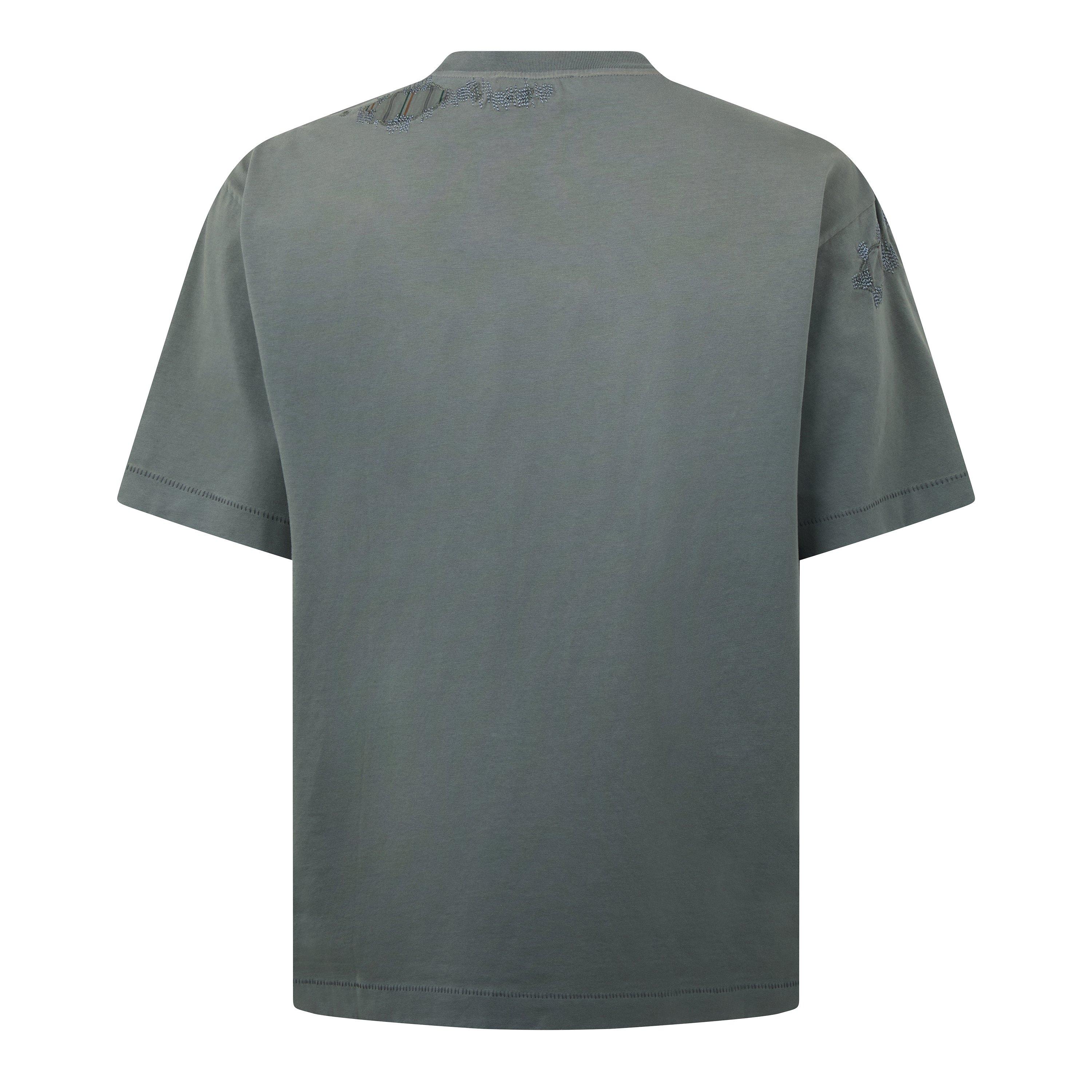 Slate Grey - Acne Studios - Stamp T-Shirt - 2