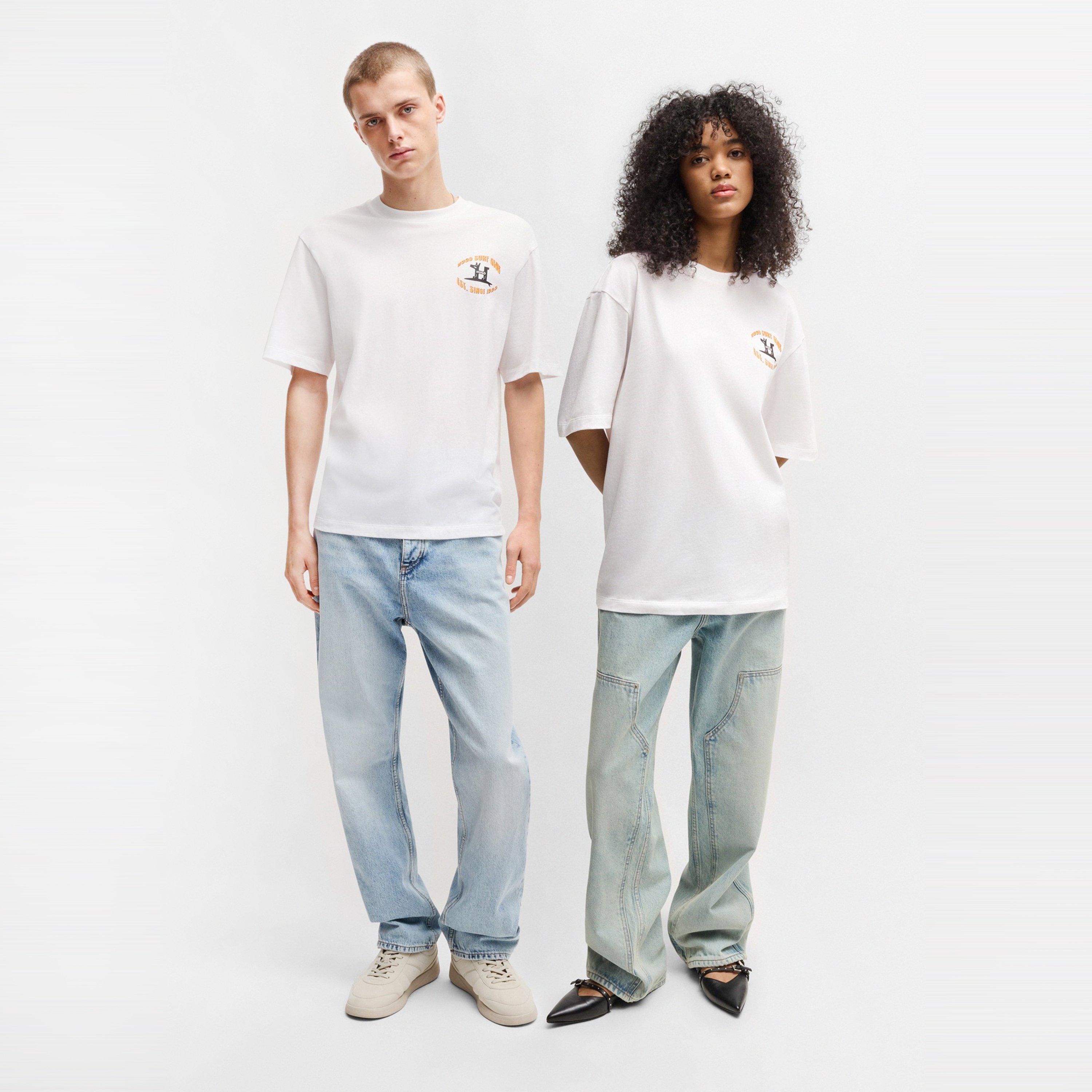 White 100 - Hugo - Men's Nodiwop 01 T-Shirt - 6