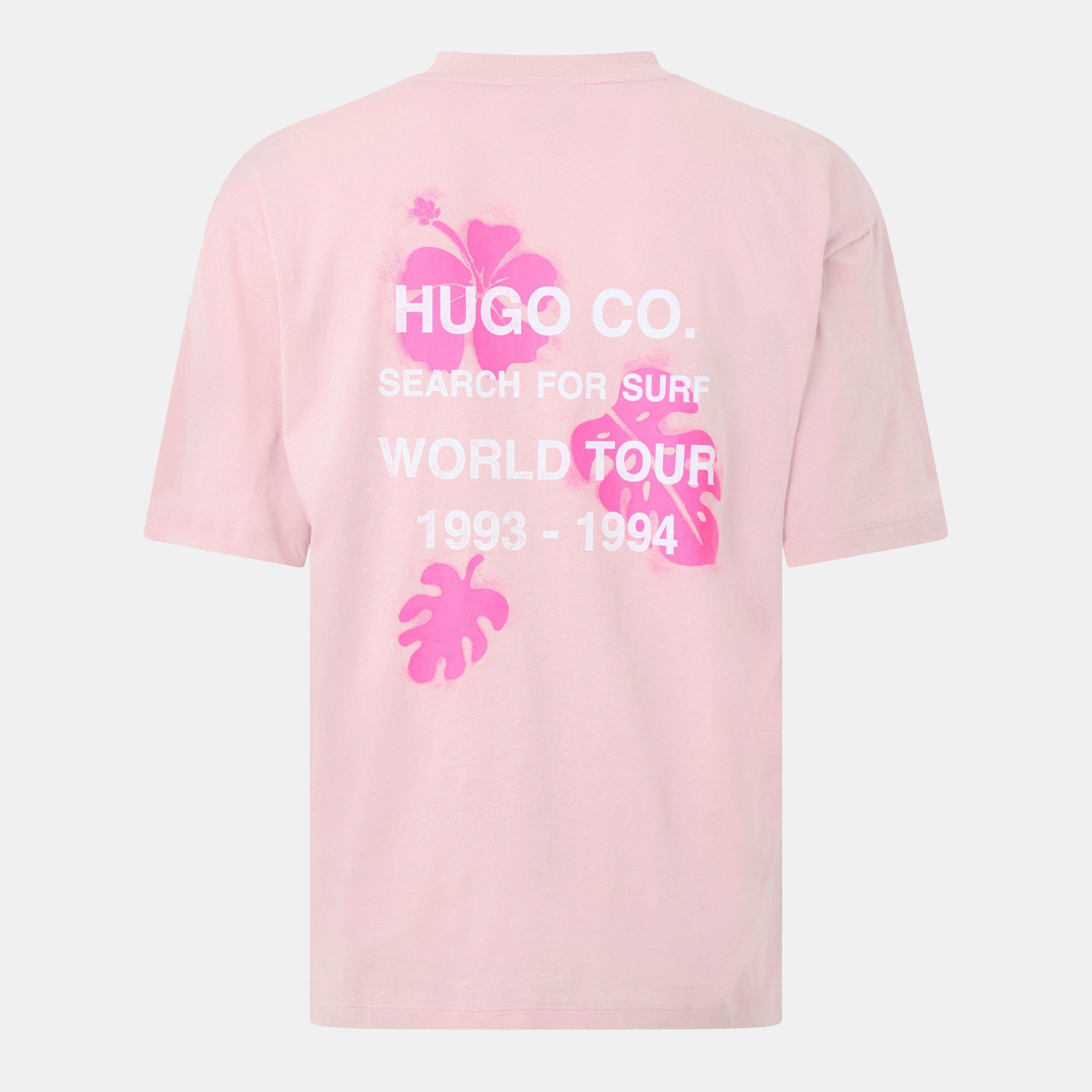 Lt Pas Pink 680 - Hugo - Men's Nodiwop 01 Regular Fit T-Shirt - 2