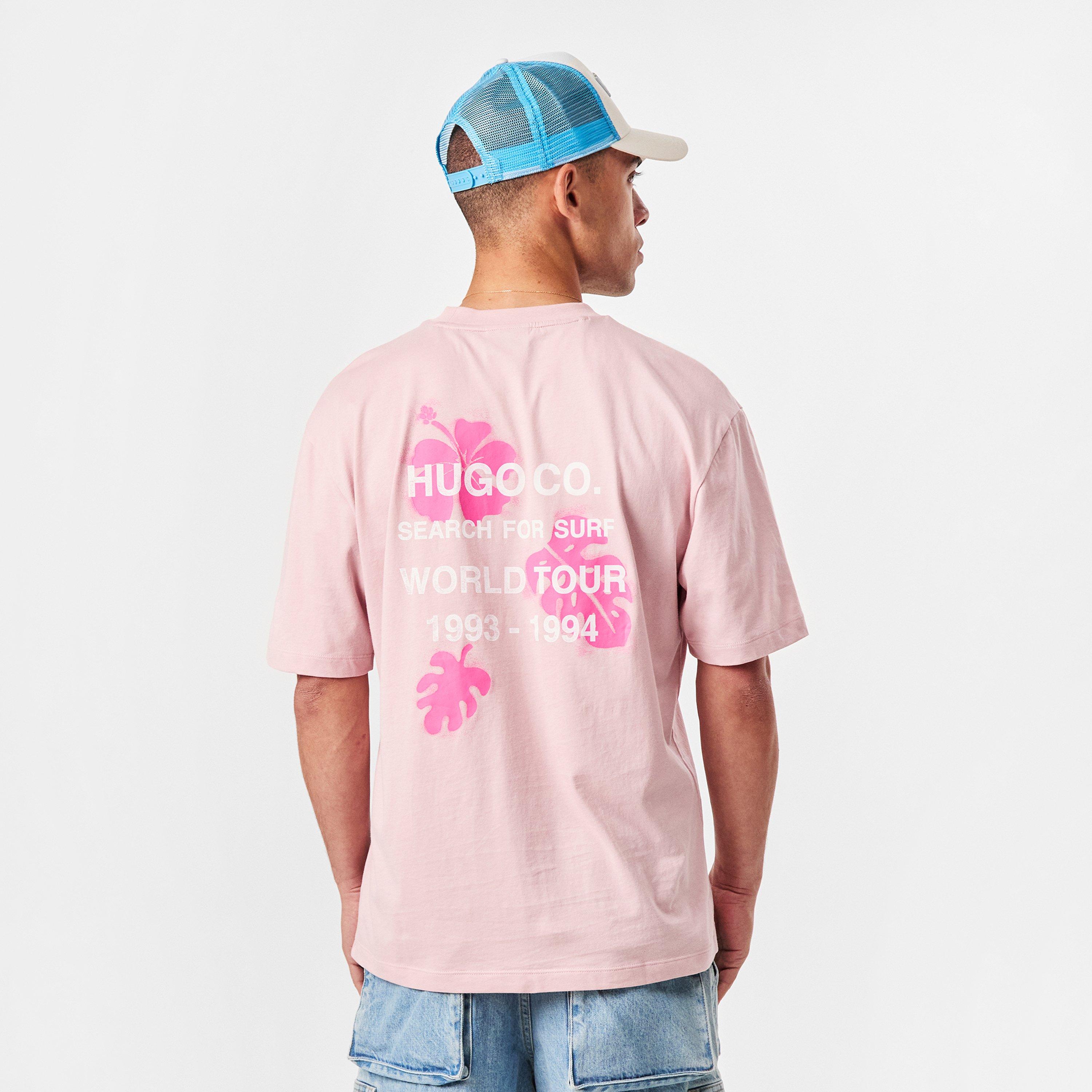 Lt Pas Pink 680 - Hugo - Men's Nodiwop 01 Regular Fit T-Shirt - 4