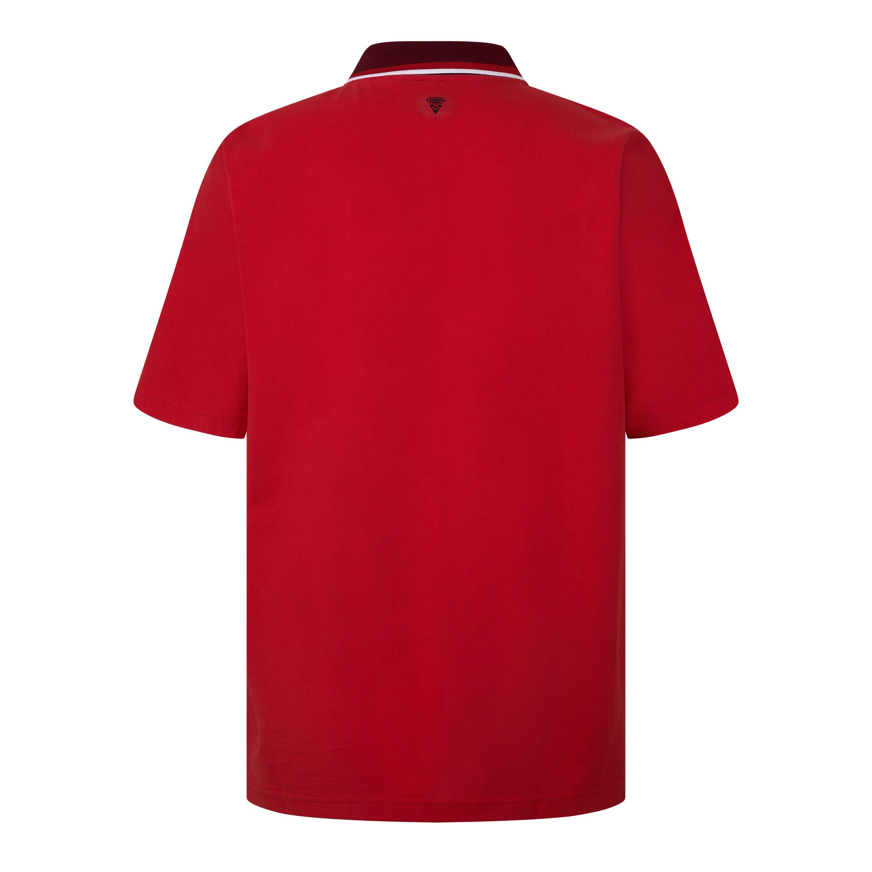 Red - ICECREAM - Men's Running Dog Footy Cotton Short-Sleeve T-Shirt - 2