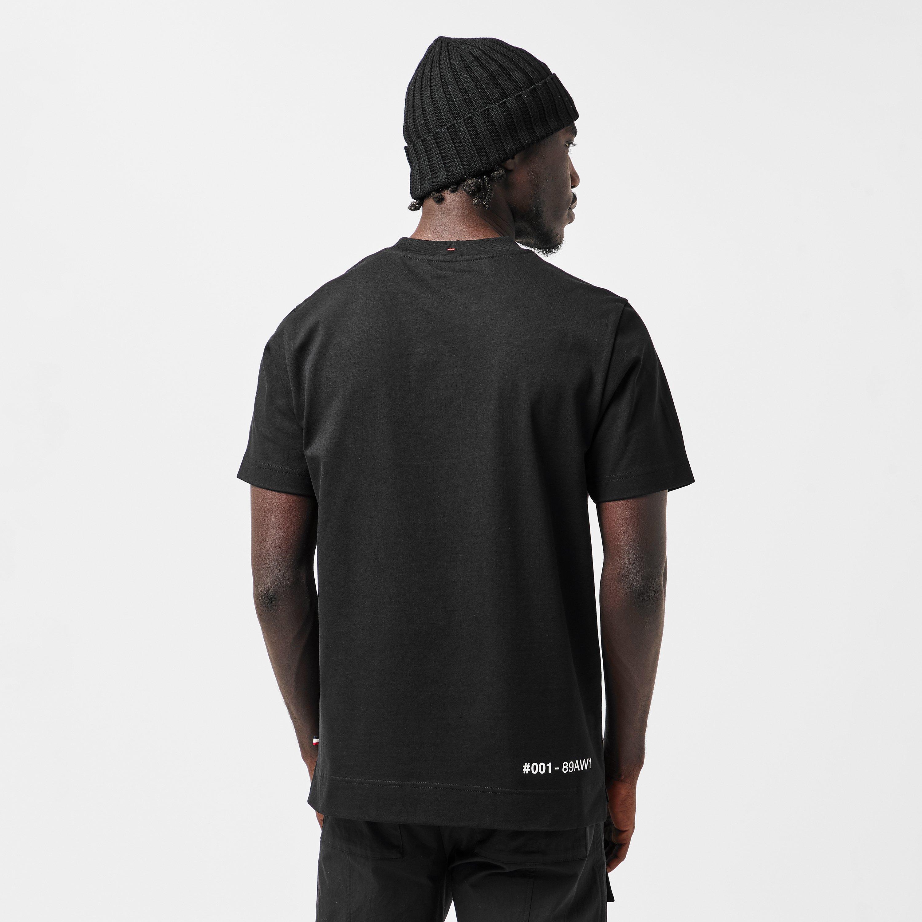 Black 999 - Moncler Grenoble - Men's Moncler Logo Regular Fit T-Shirt - 4